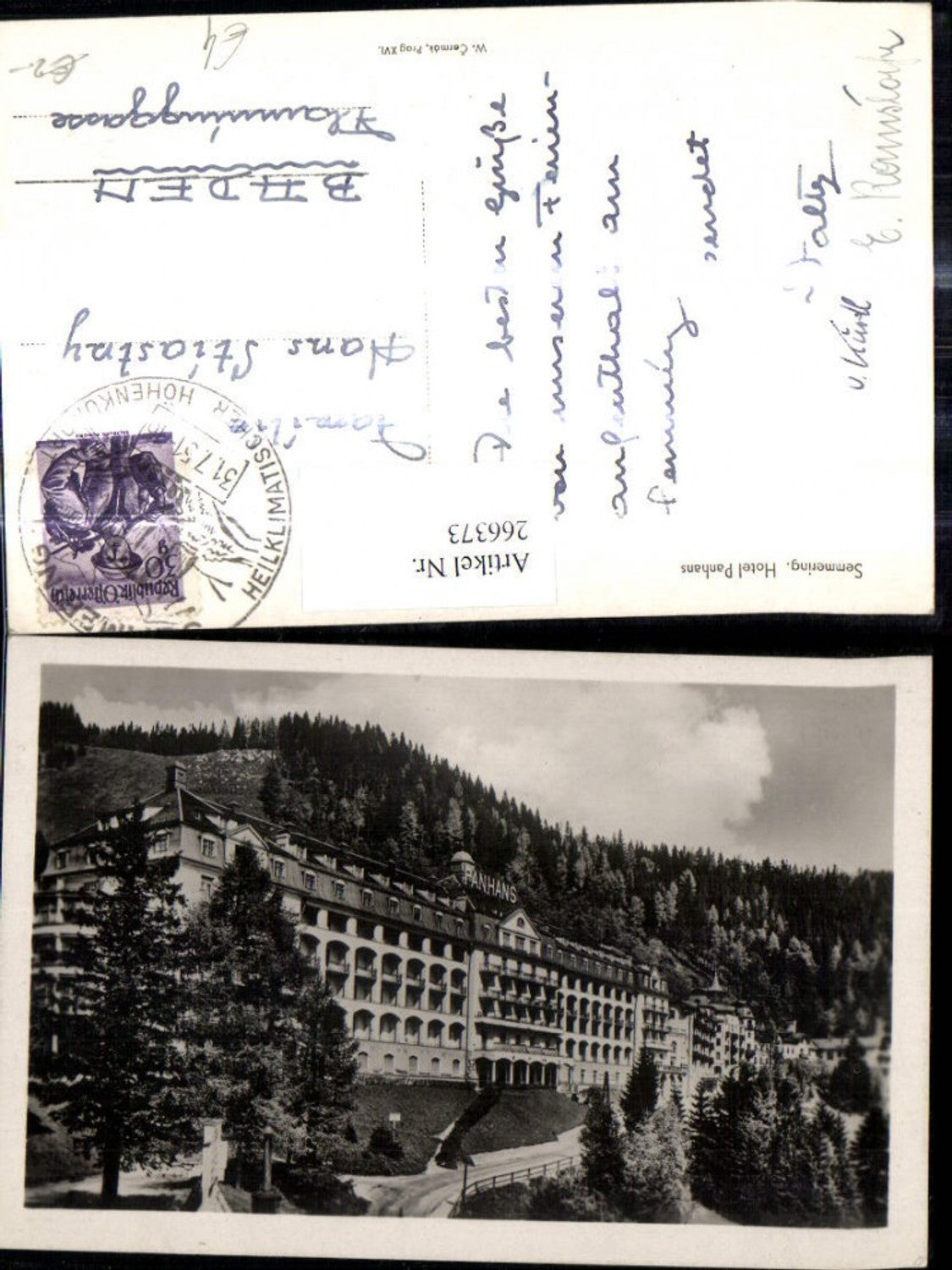 266373,Semmering Hotel Panhans