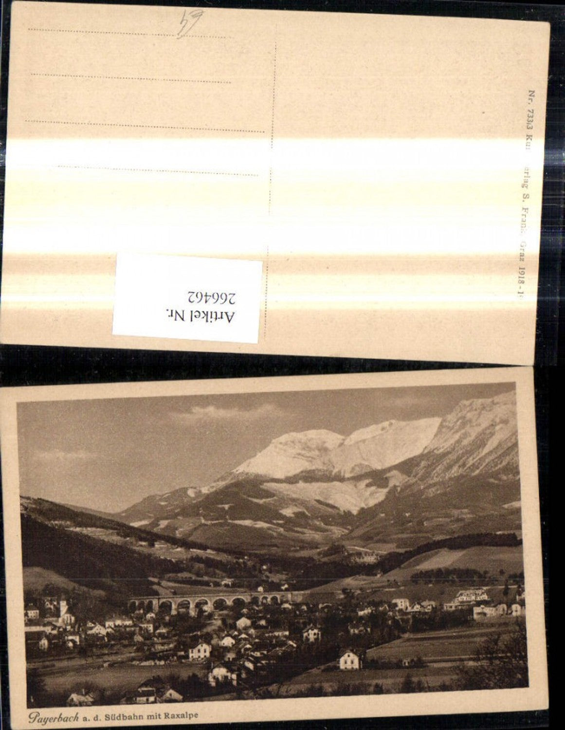 266462,Payerbach a. d. Südbahn m. Raxalpe