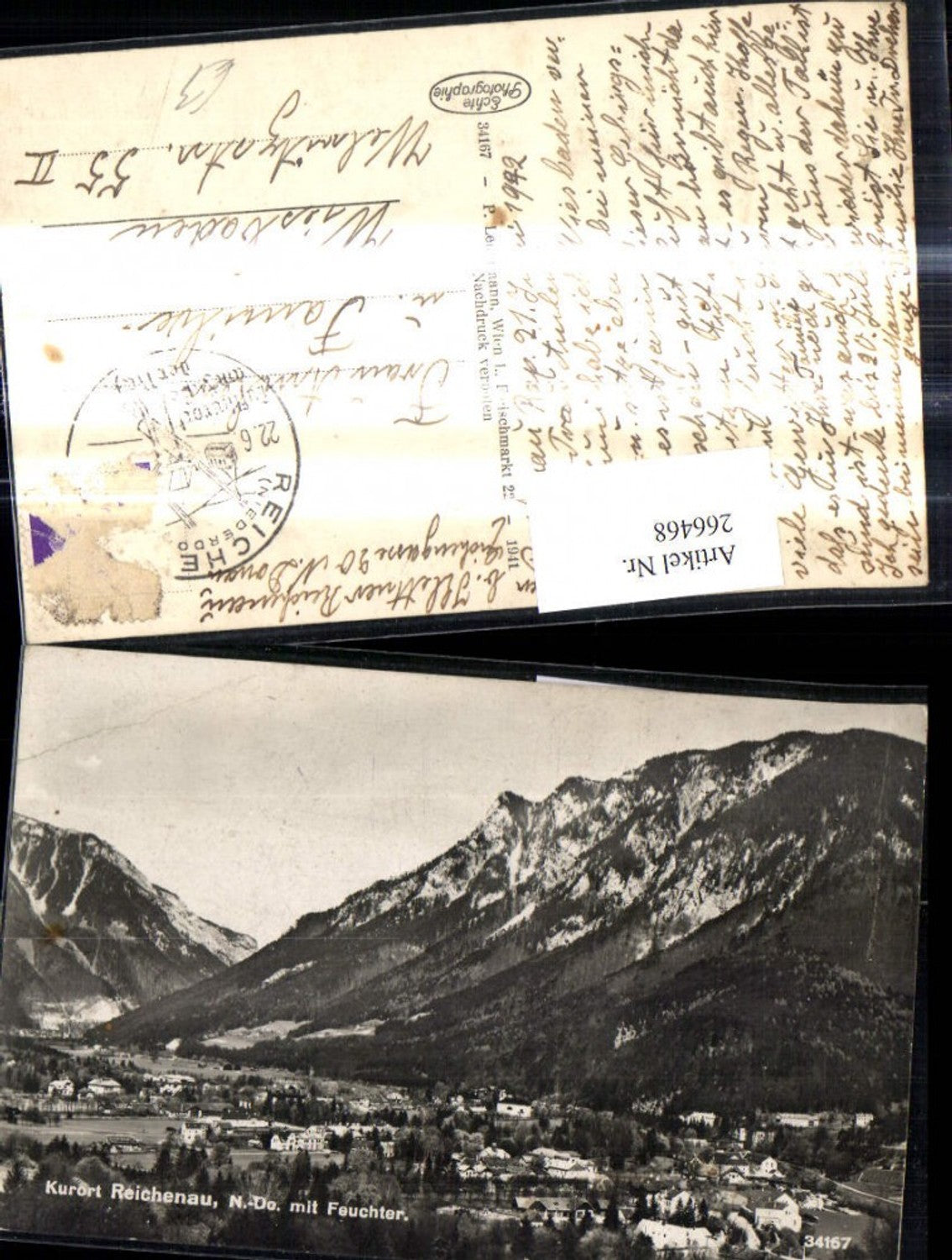 266468,Foto Ak Reichenau a. d. Rax m. Feuchter