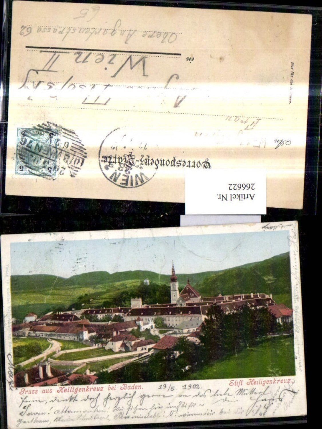 266622,Heiligenkreuz b. Baden Stift 1902