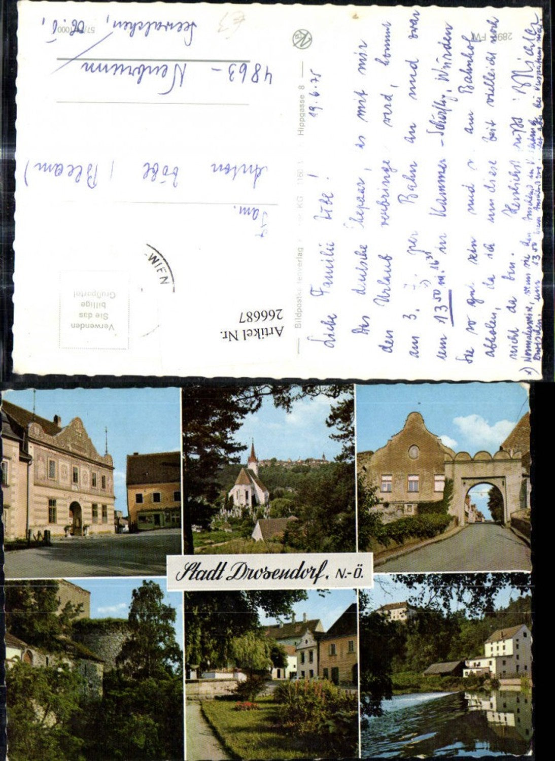 266687,Mehrbild Ak Stadt Drosendorf