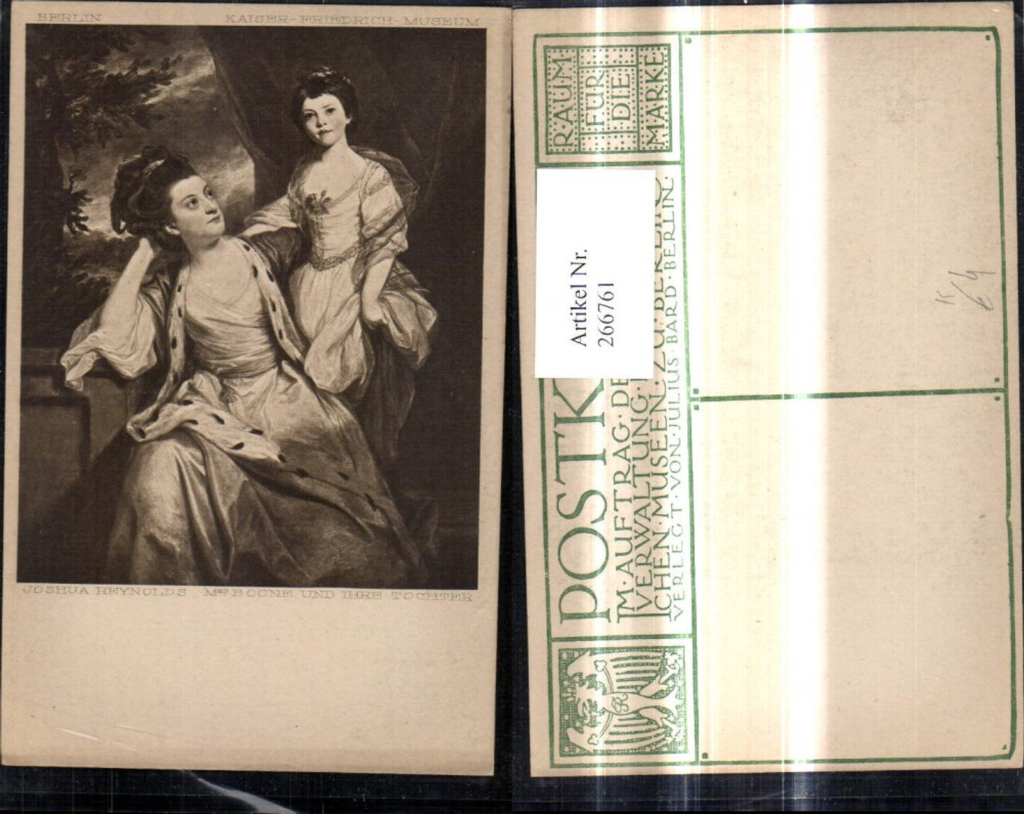 266761,Künstler Ak Joshua Reynolds Mrs Boone u. ihre Tochter Adel