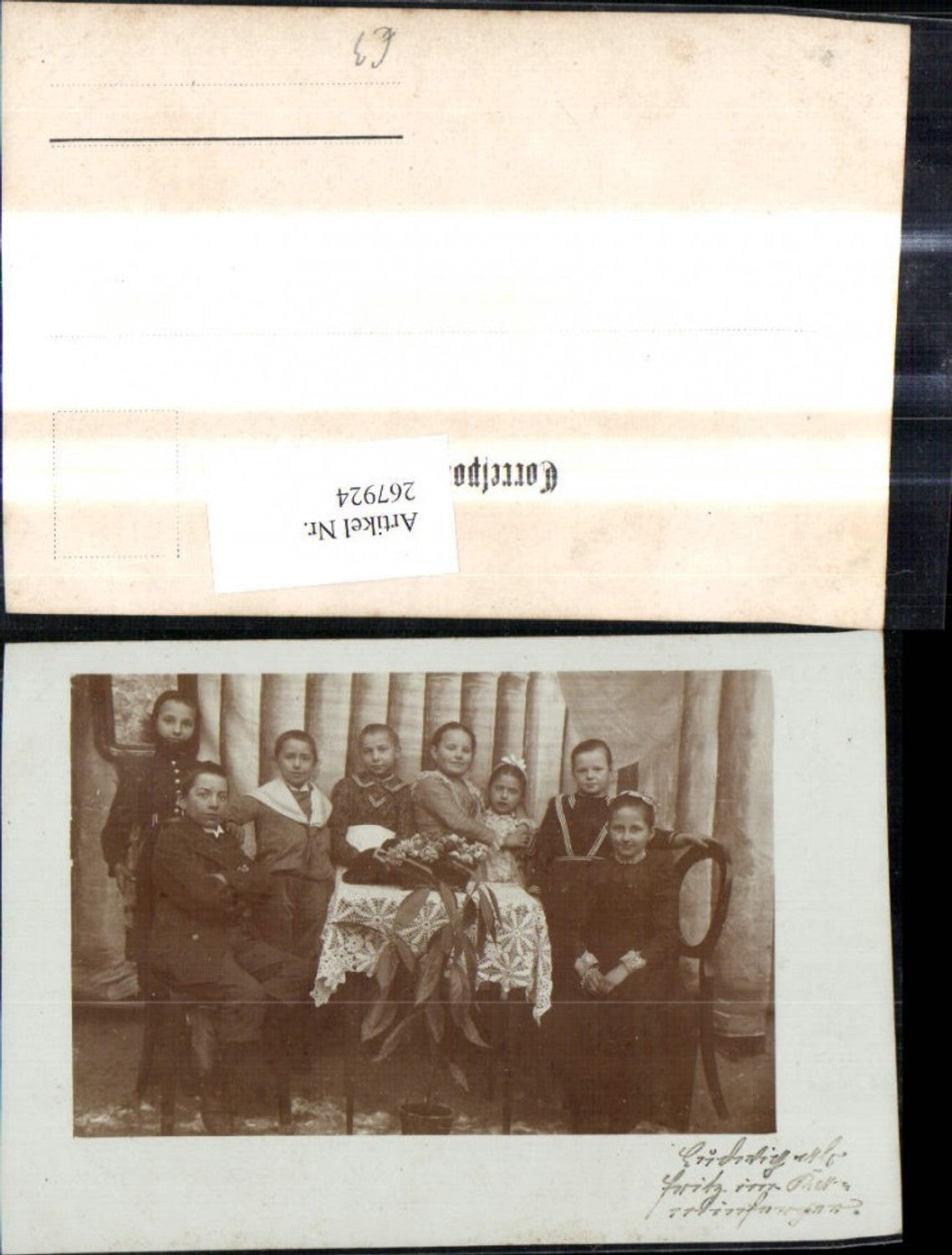 267924,Foto Ak Gruppenbild Kinder Matrosenanzug Uniform Adel Monarchie