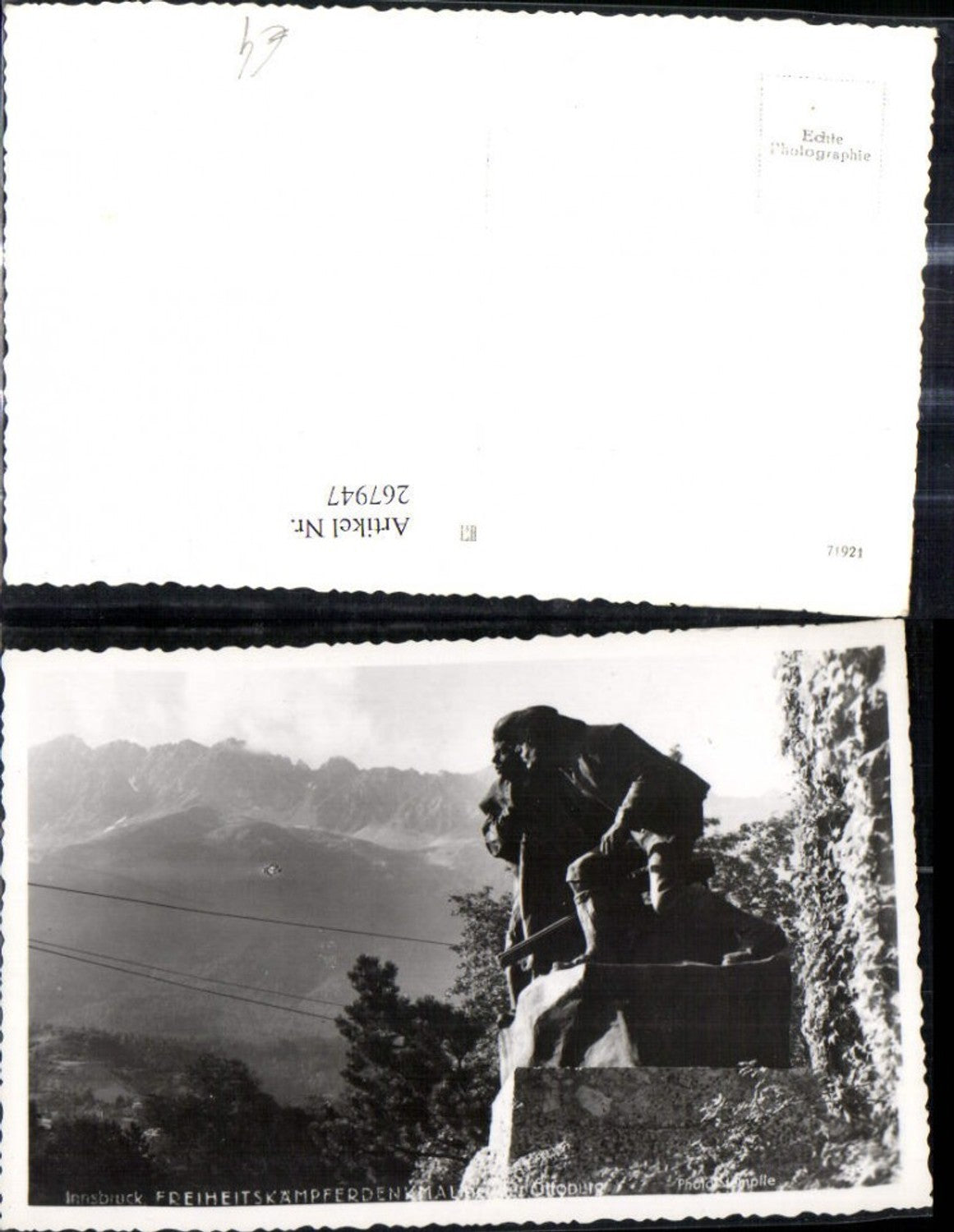 267947,Foto Ak Innsbruck Feiheitskämpferdenkmal Ottoburg