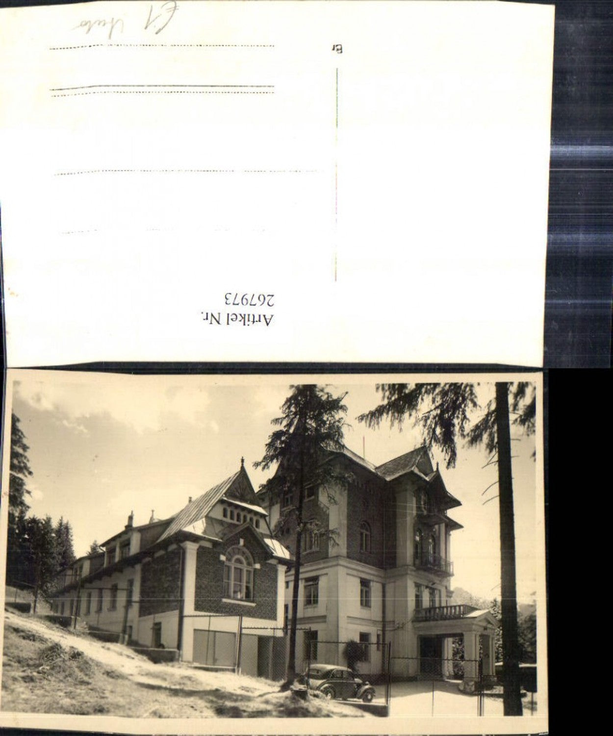 267973,Foto Ak Schloss Auto