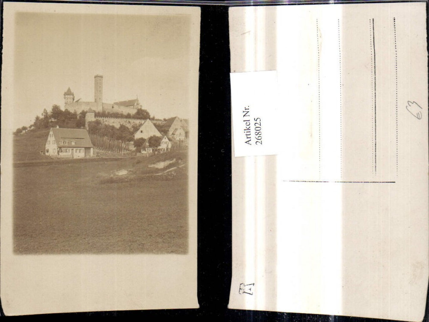 268025,Foto Ak Schloss Burg