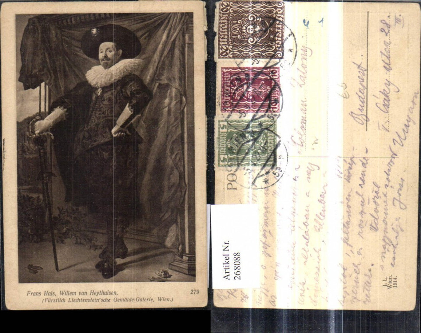 268088,Künstler Ak Franz Hals Willem van Heythusien Portrait Adel Monarchie