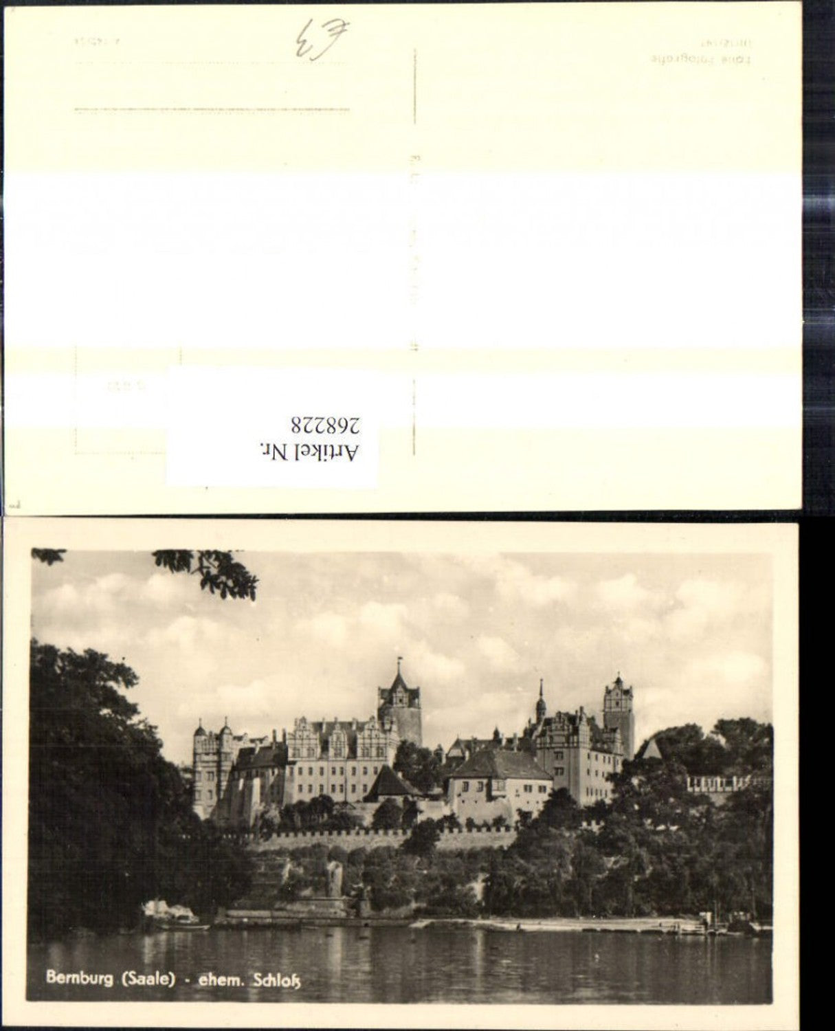 268228,Foto Ak Bernburg Saale Schloss