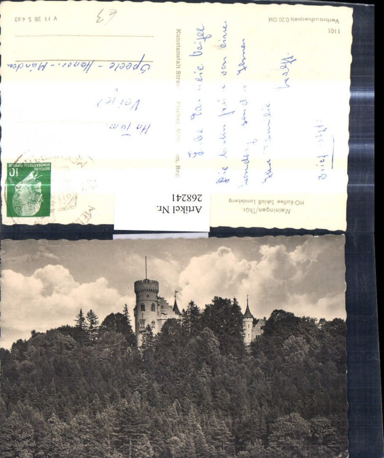 268241,Foto Ak Meiningen Thüringen Schloß Landsberg Schloss