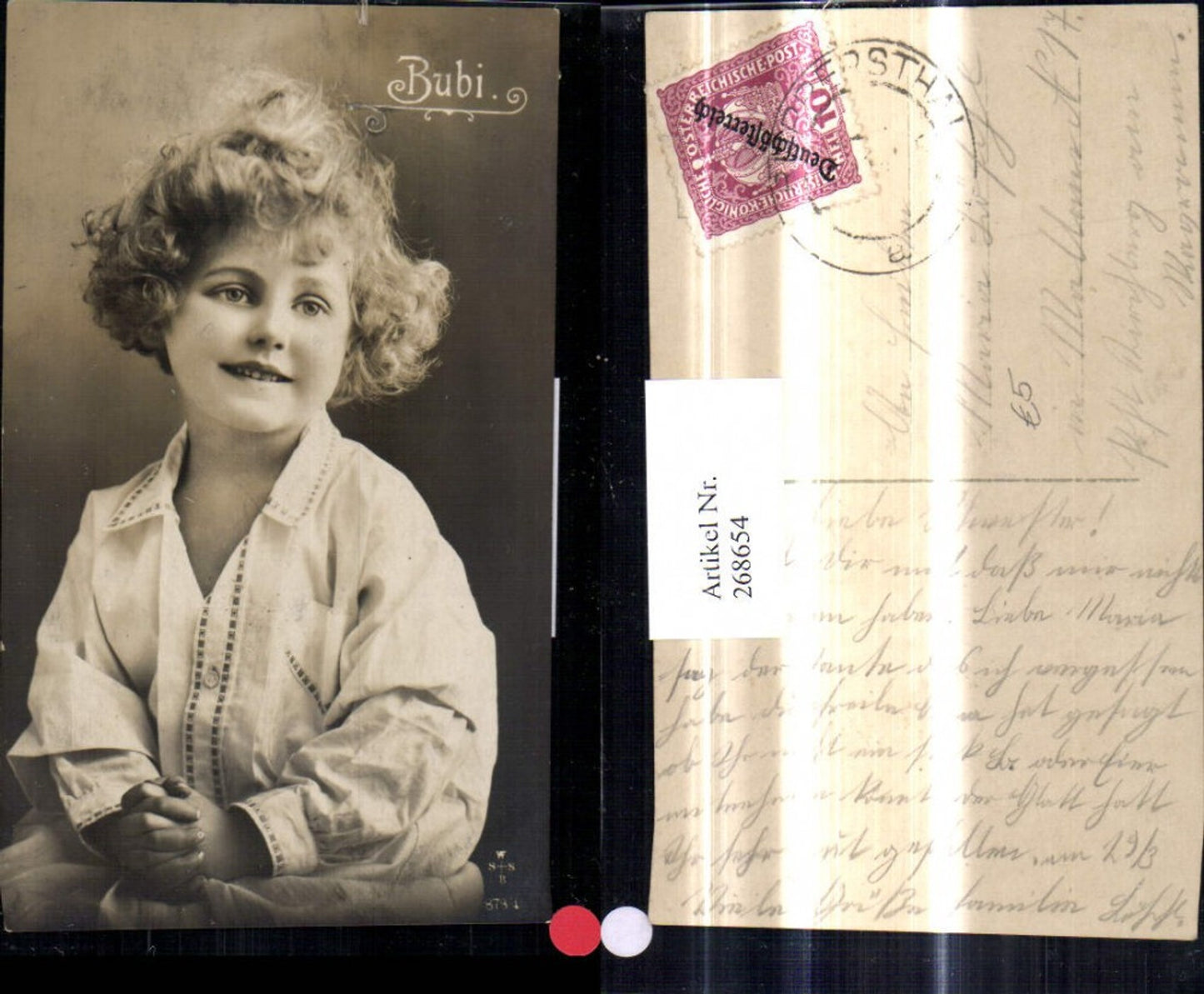 268654, Photo Ak Children Boy Curly-haired Boy