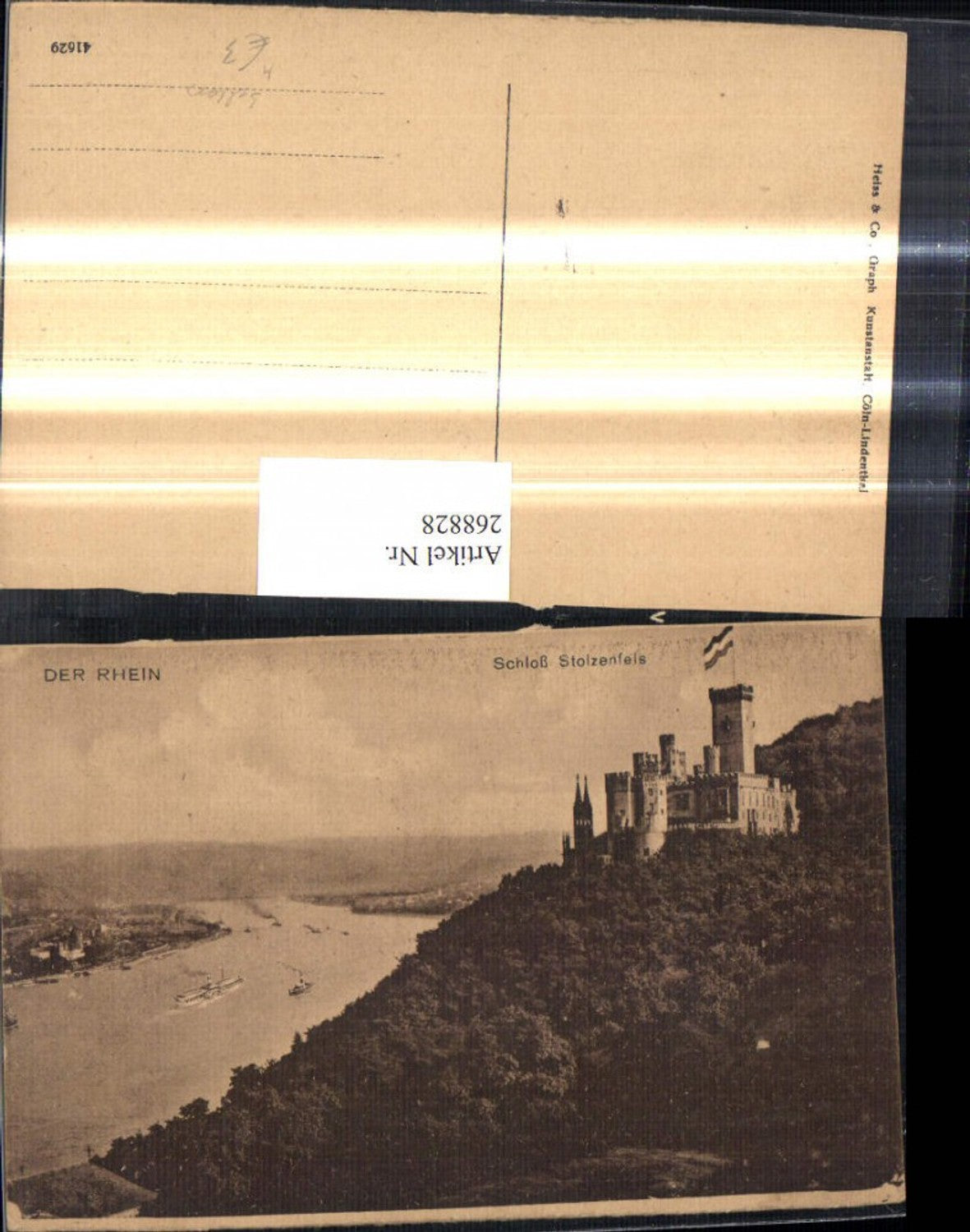 268828,Schloss Stolzenfels Koblenz a. Rhein