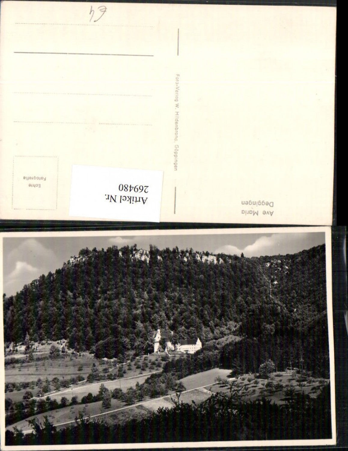 269480,Deggingen Ave Maria Kirche Kloster Bergkulisse