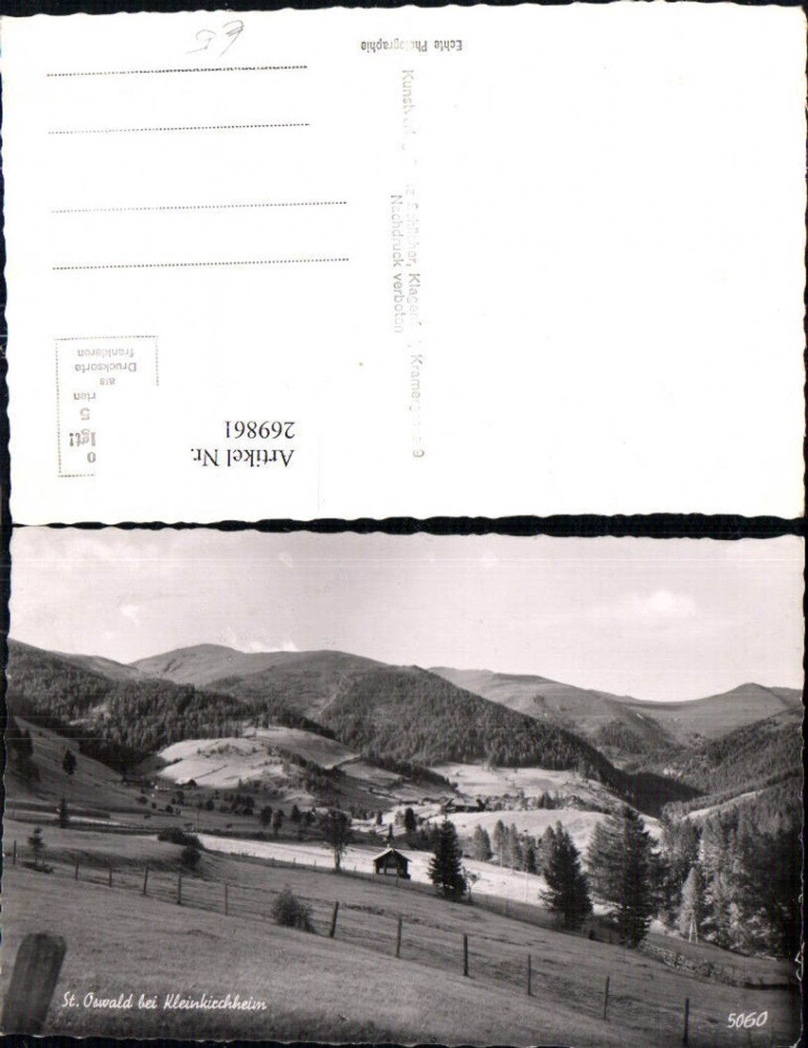 269861, St. Oswald b. Kleinkirchheim pub Franz Schilcher 5060