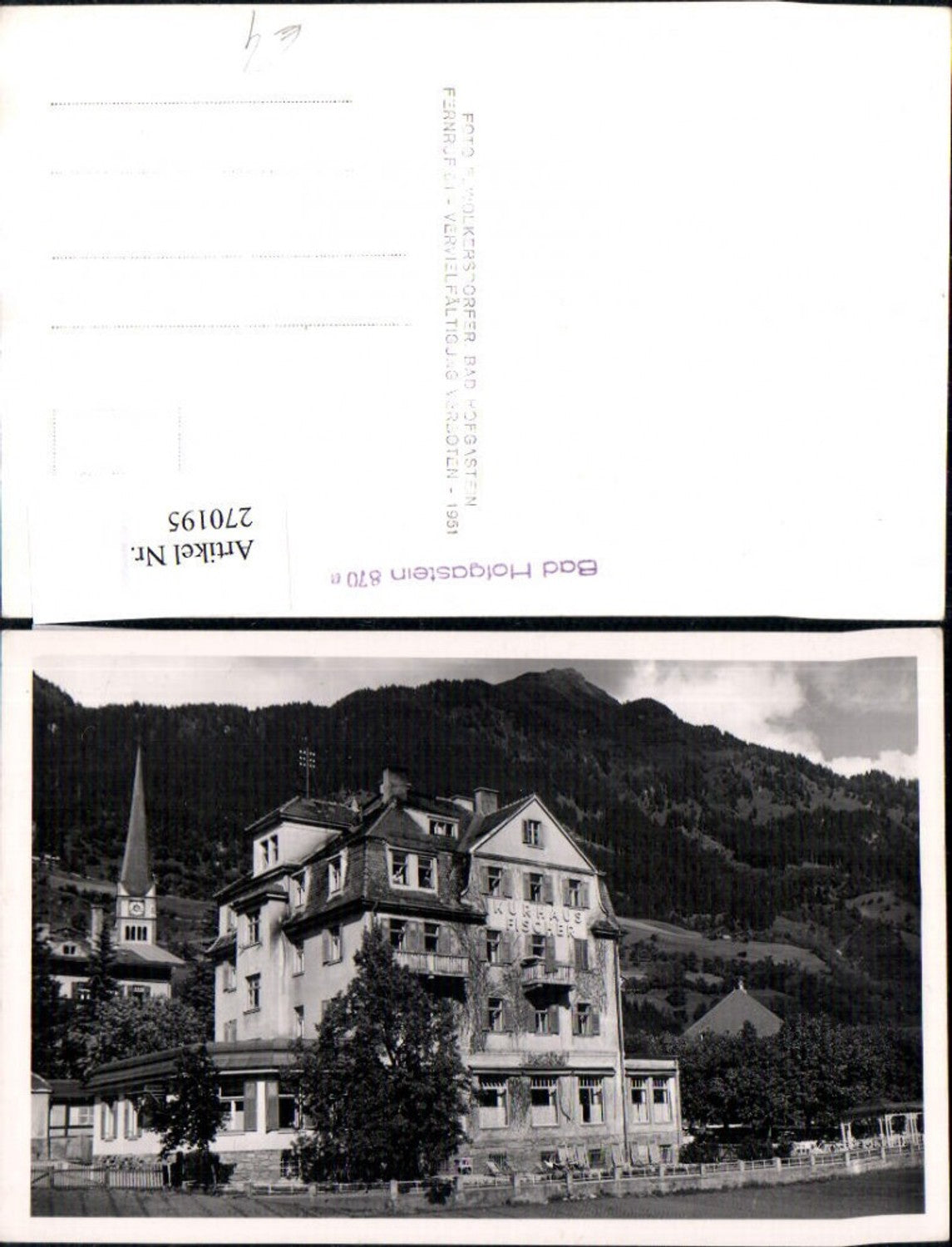 Alte Ansichtskarte – Old Postcard