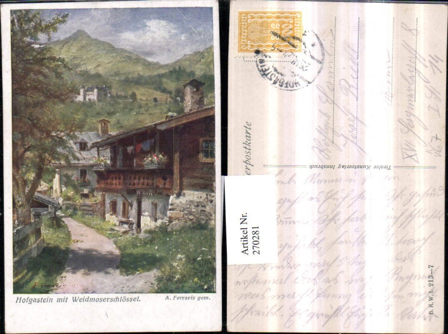 Alte Ansichtskarte – Old Postcard