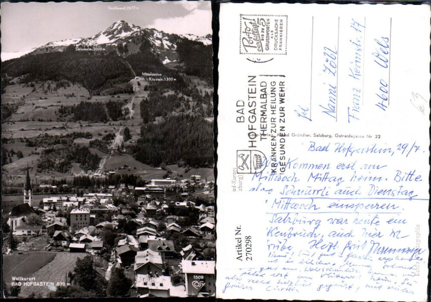 Alte Ansichtskarte – Old Postcard