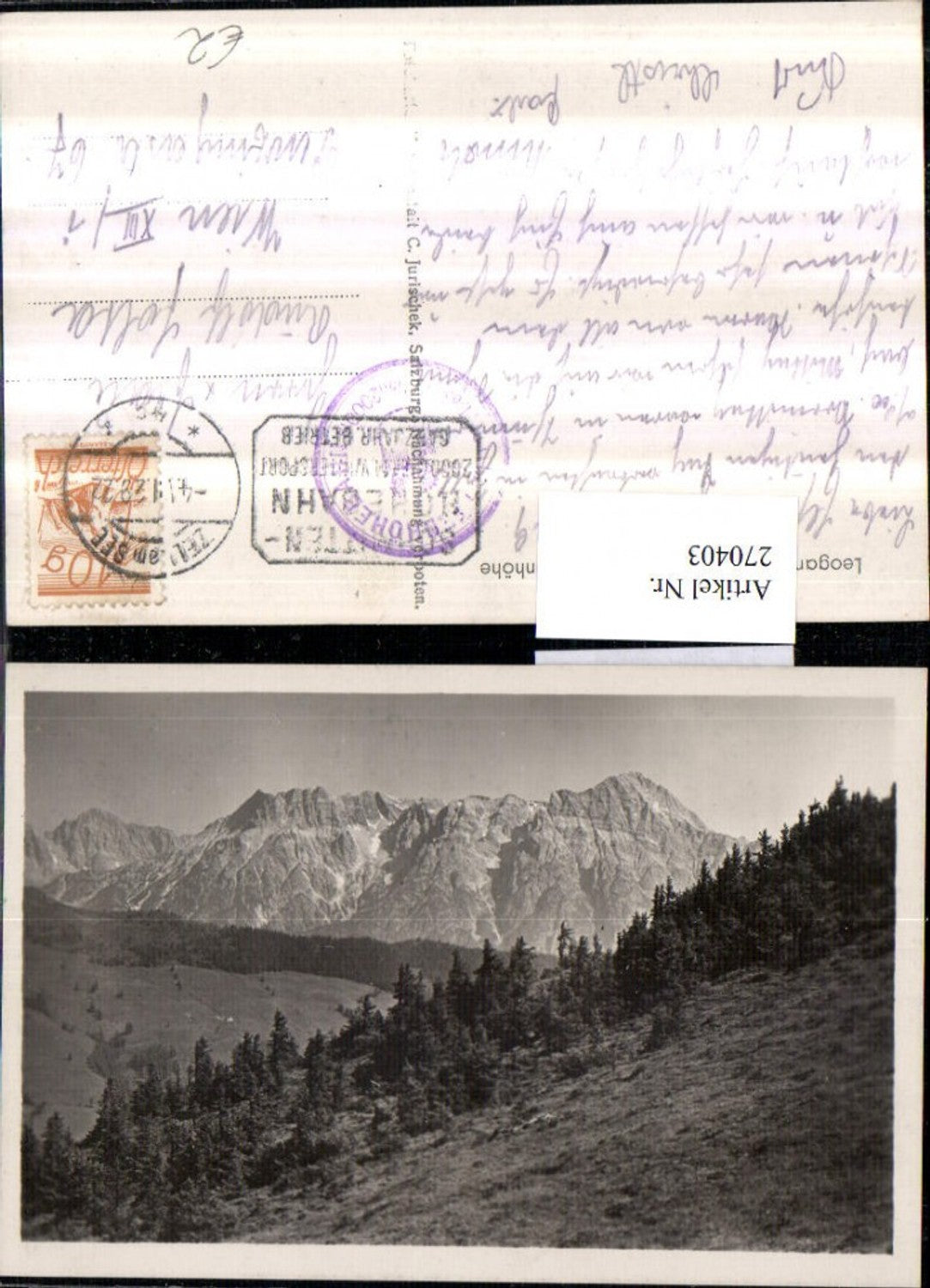 270403,Leoganger Steinberge von d. Schmittenhöhe Bergkulisse b. Zell am See