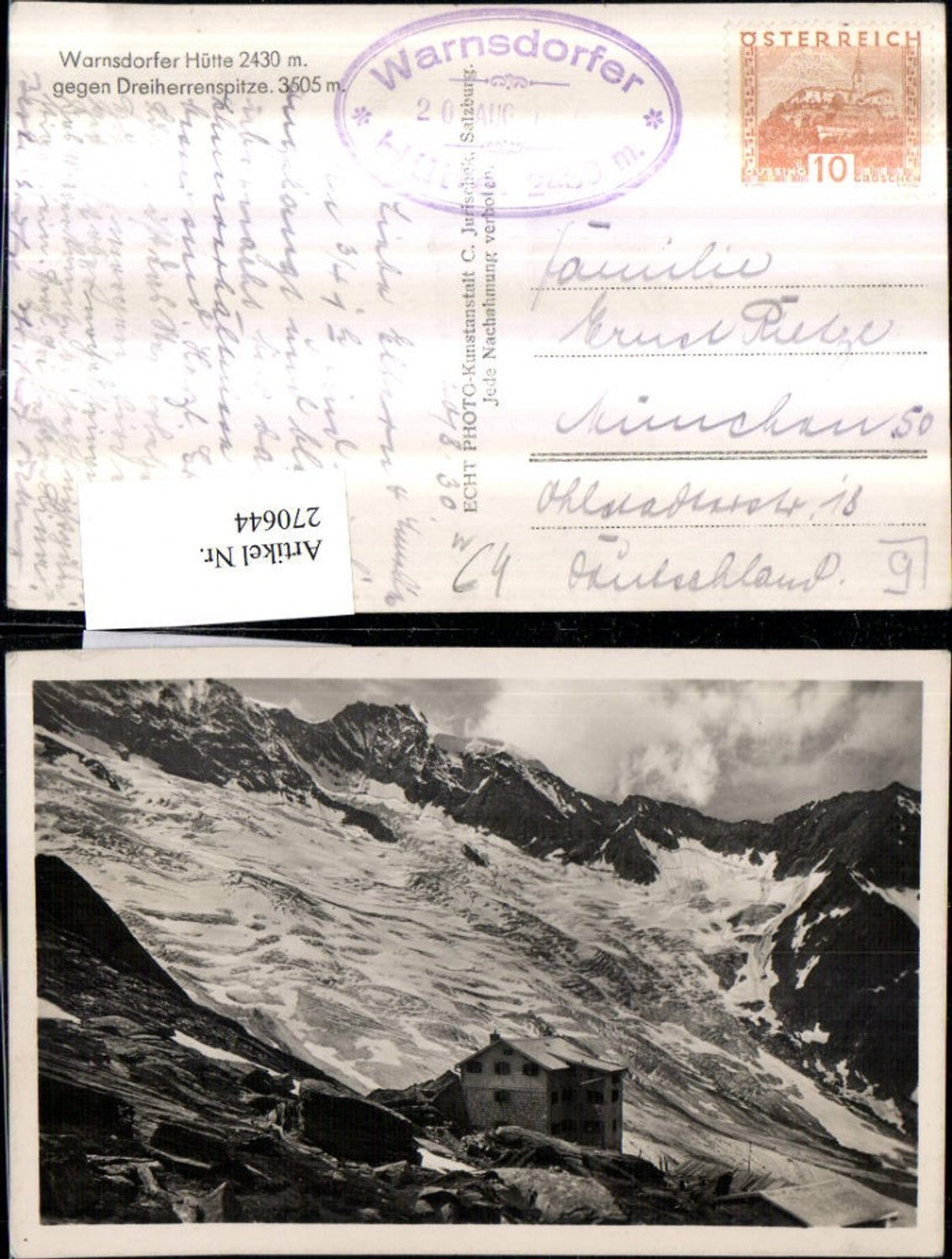 Alte Ansichtskarte – Old Postcard