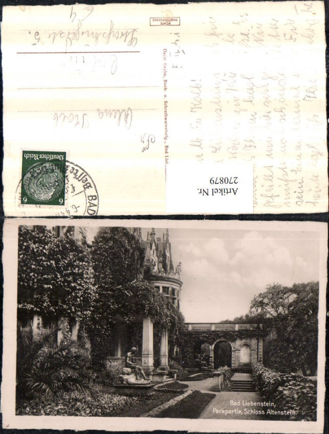 270879, Bad Liebenstein Park area Altenstein Castle