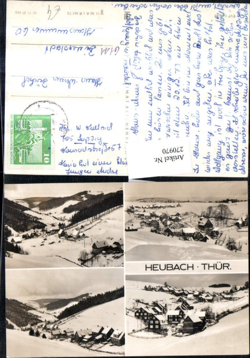 270970,Heubach in Thüringen Totale Winterbilder Mehrbildkarte