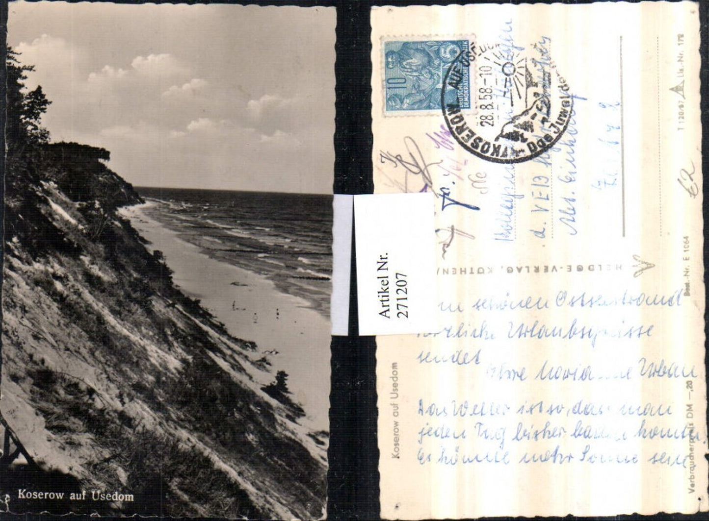 271207,Koserow auf Usedom Partie Strand