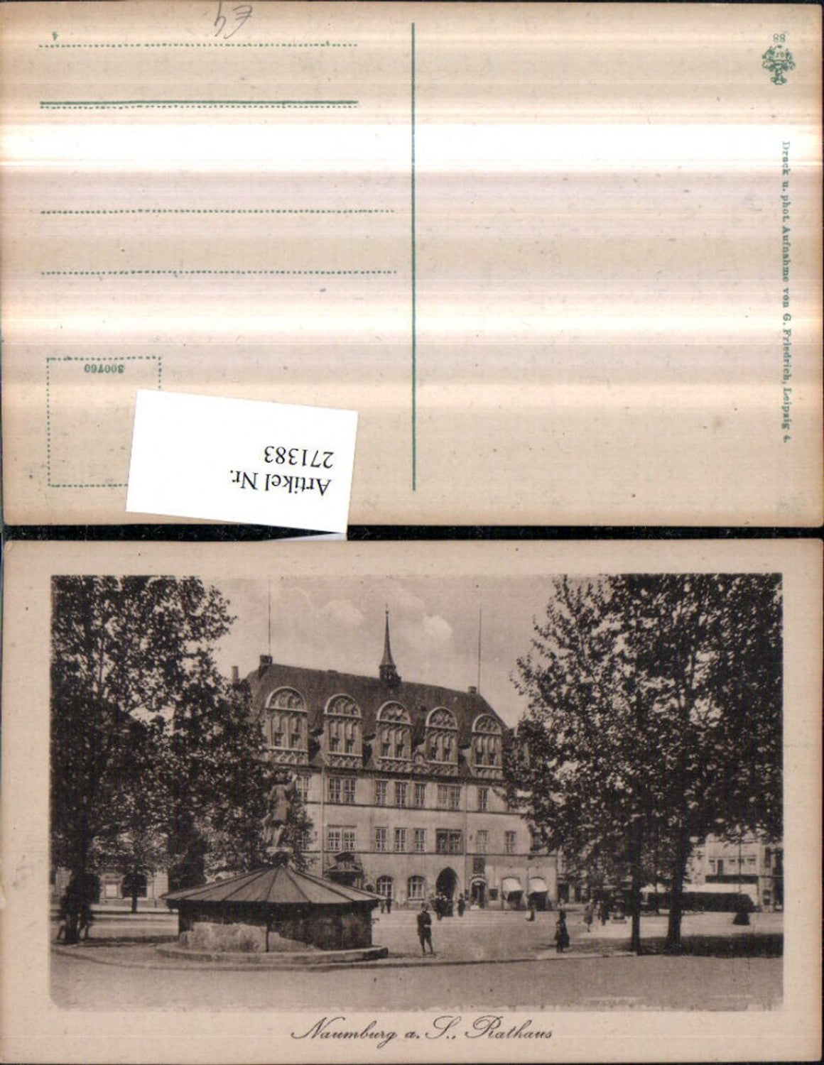 271383, Naumburg an der Saale Town Hall