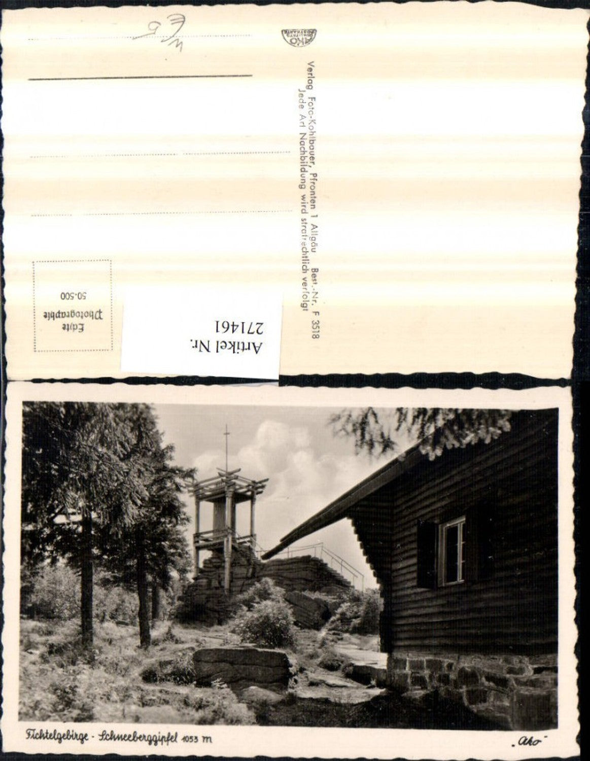 271461,Fichtelgebirge Schneeberggipfel b. Bischofsgrün