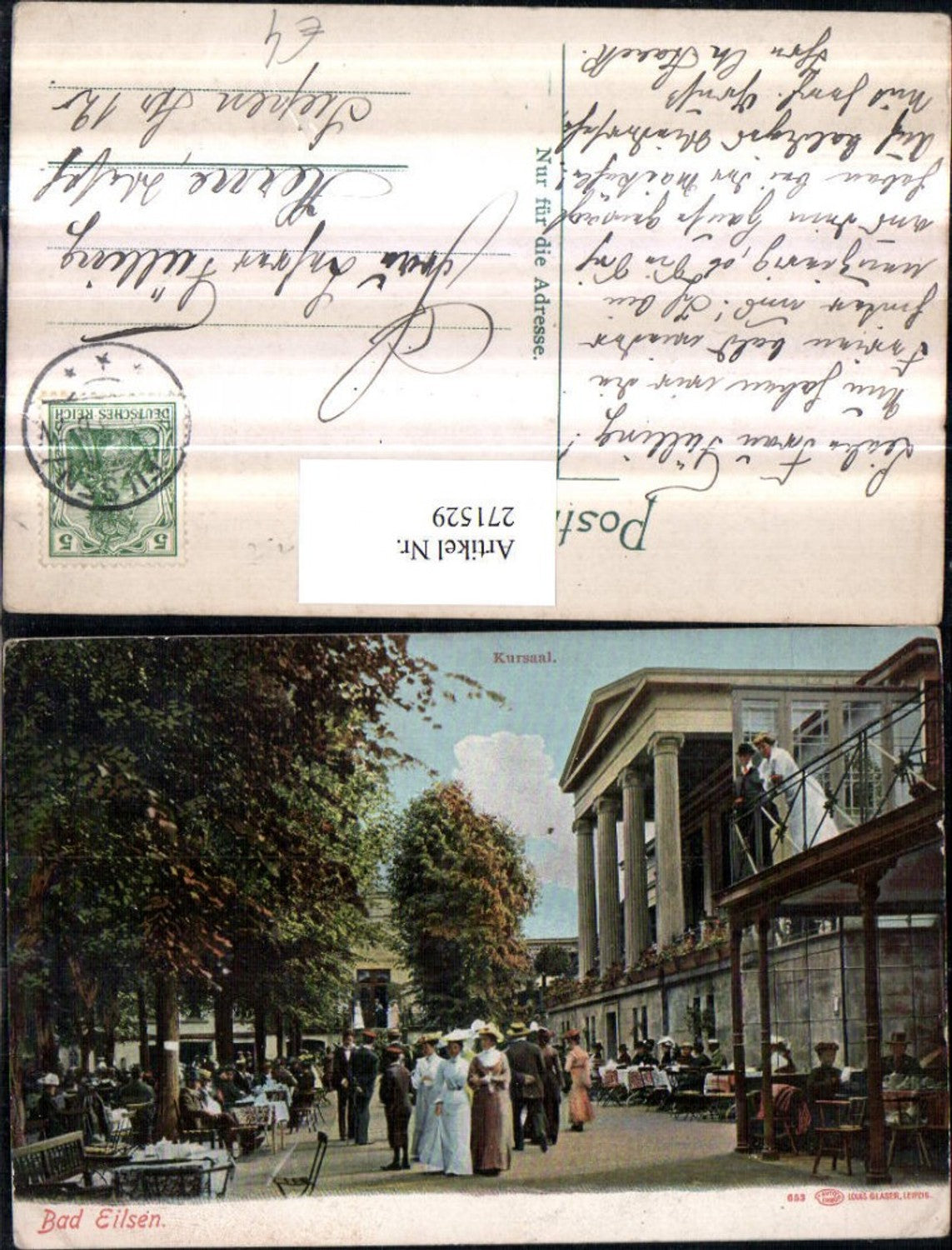 271529,Bad Eilsen Kursaal Gartenterrasse