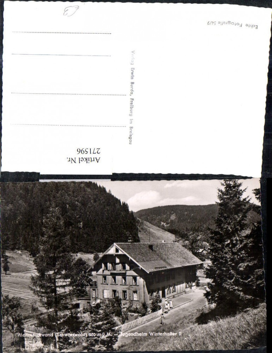 271596,Menzenschwand im Schwarzwald Jugendheim Winterhalter 2