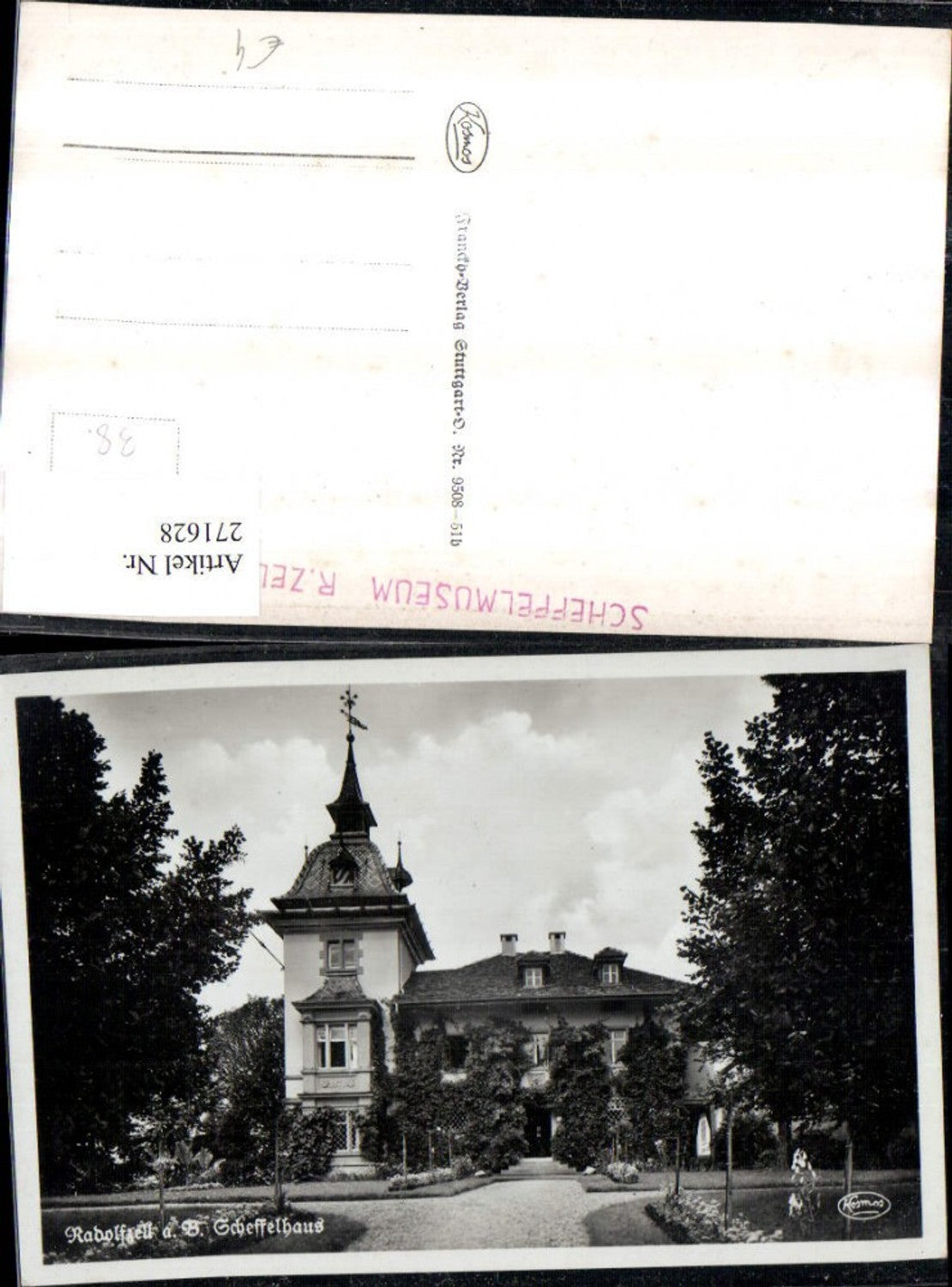 271628,Radolfzell am Bodensee Scheffelhaus Hausansicht