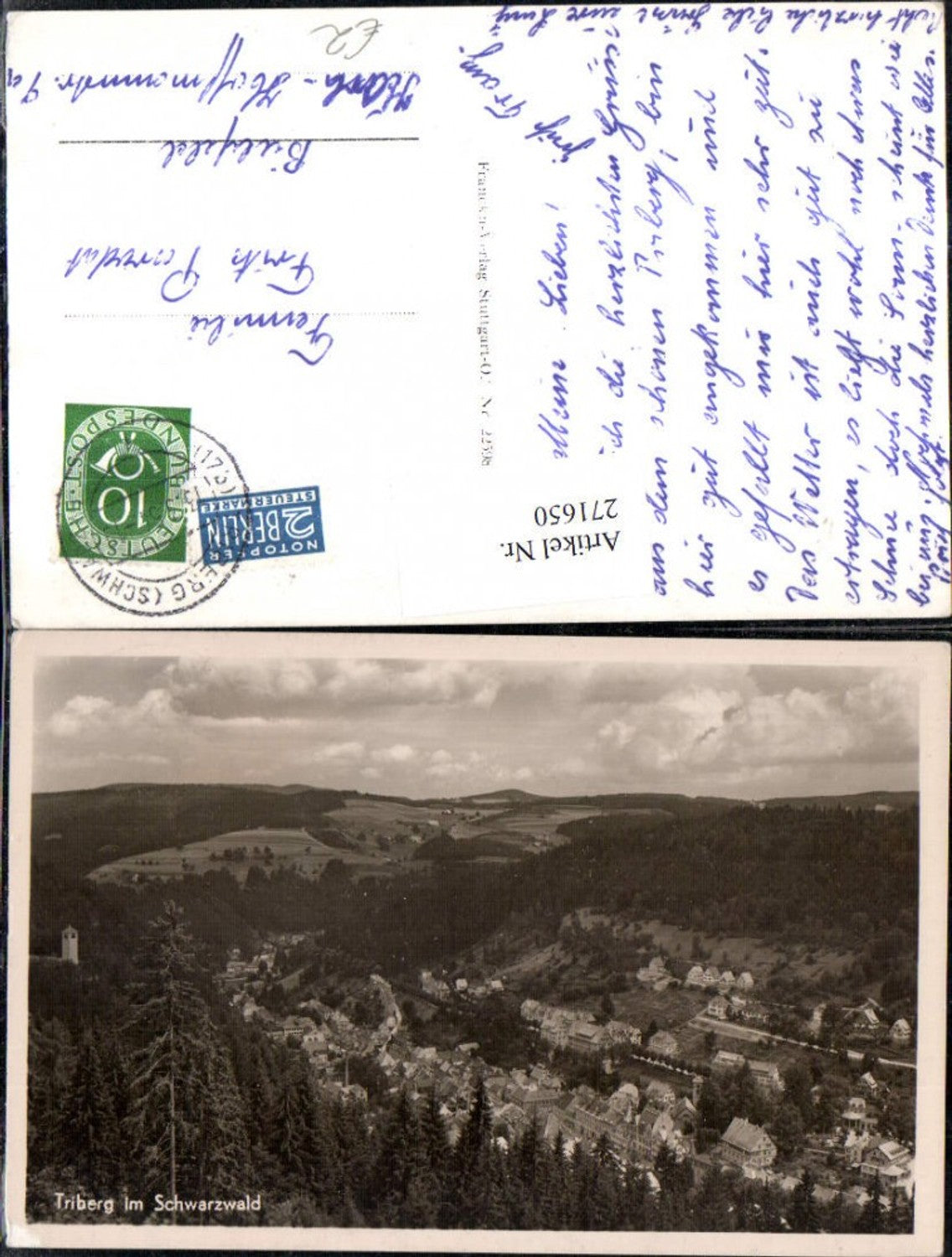 271650,Triberg im Schwarzwald Totale