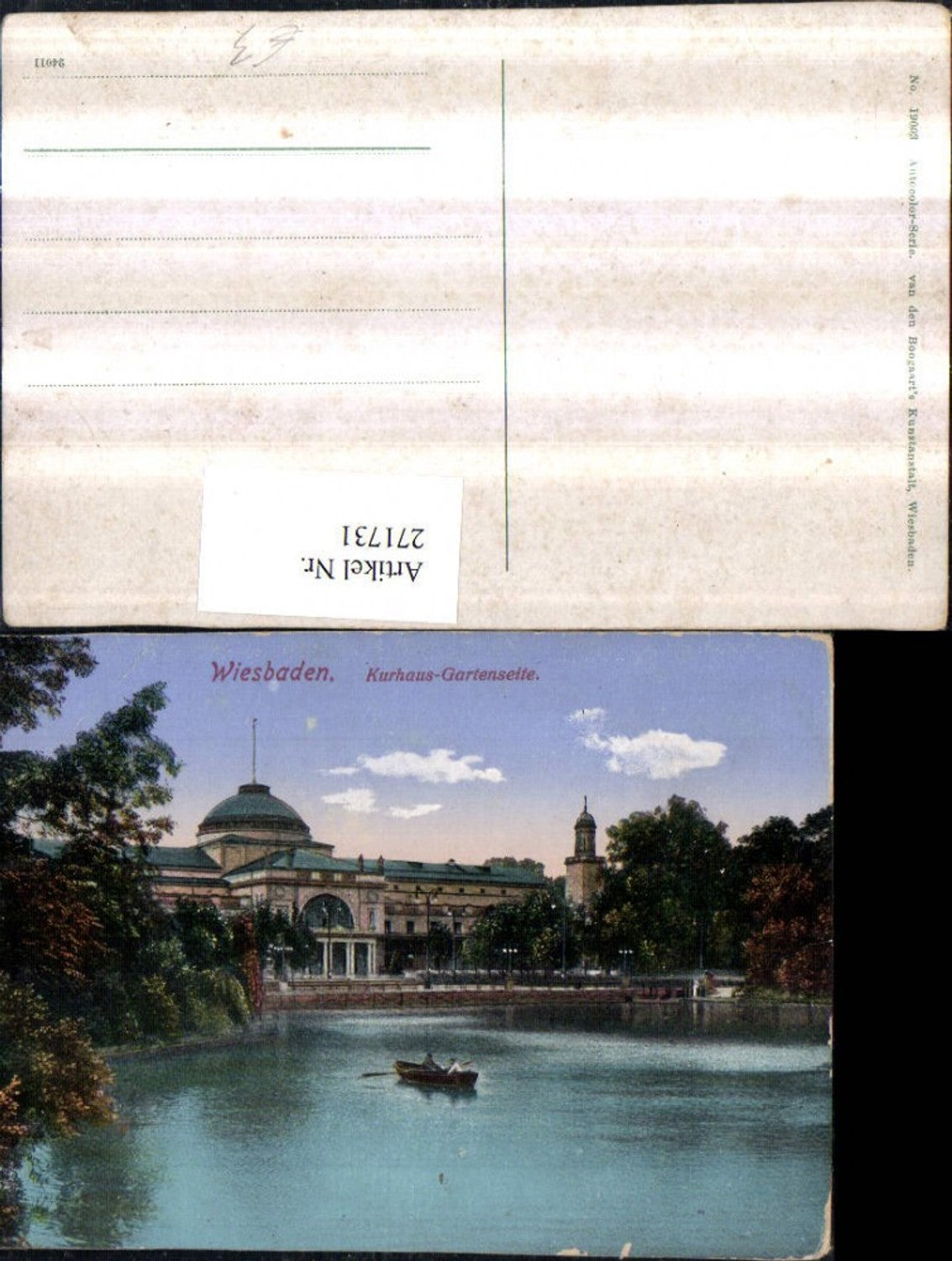 271731,Wiesbaden Kurhaus Gartenseite