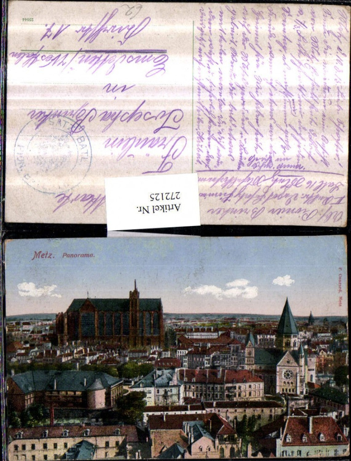 272125,Frankreich Metz Totale Panorama
