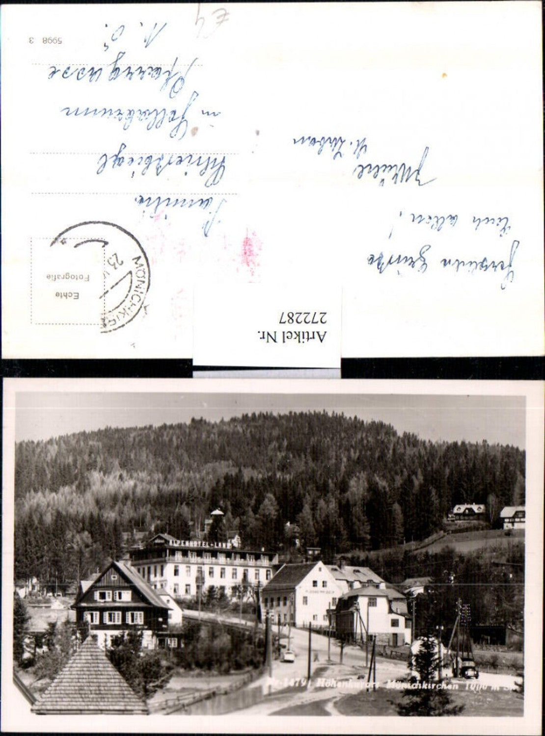 272287,Mönichkirchen Teilansicht Alpenhotel Lang