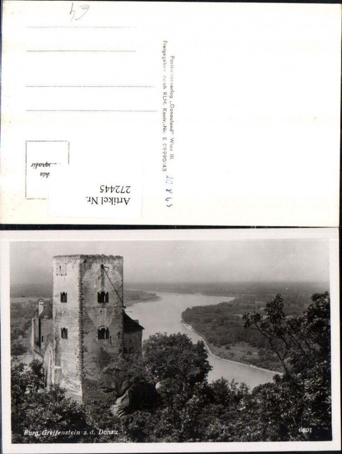272445,Burg Ruine Greifenstein an d. Donau