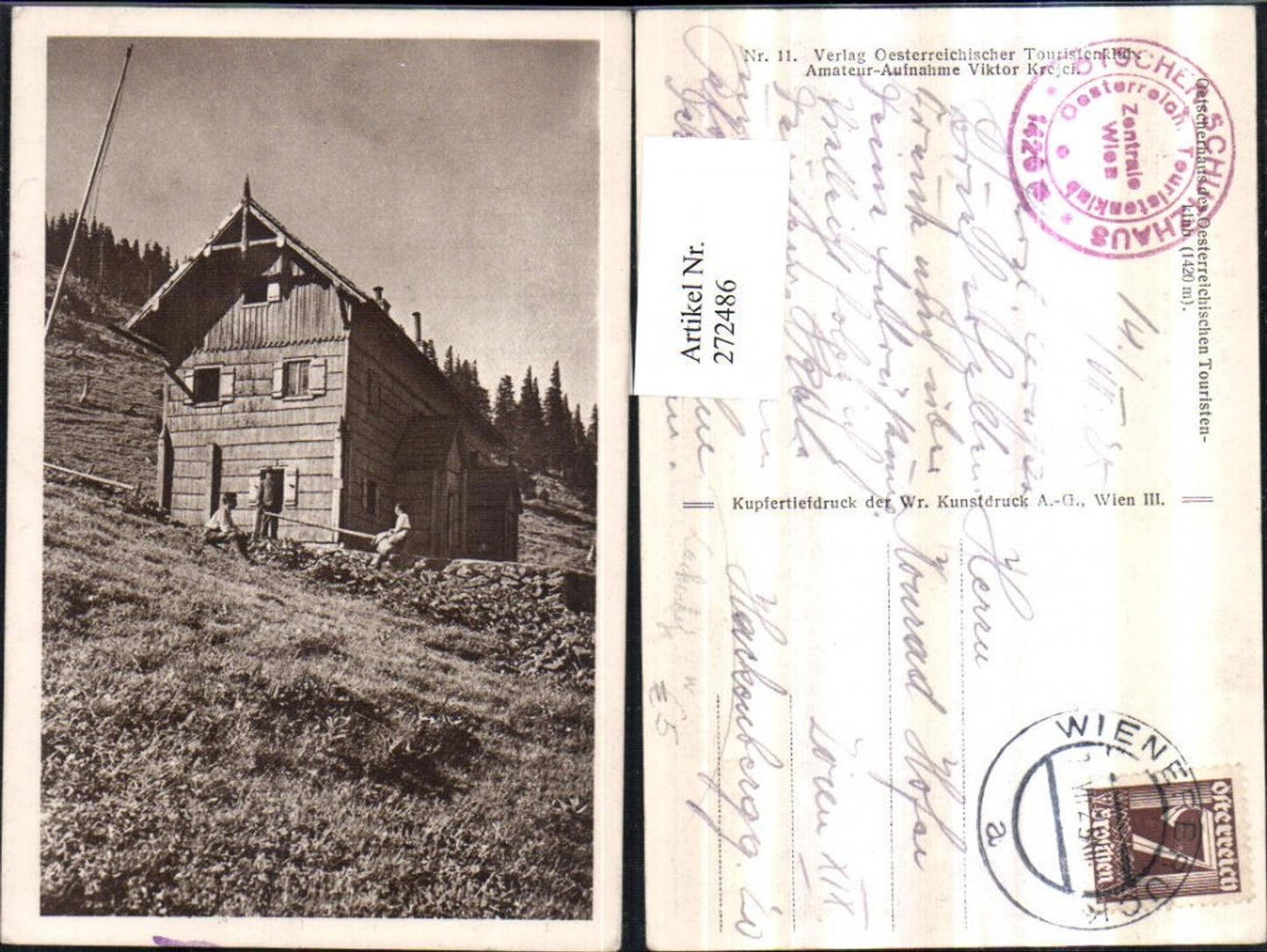 272486,Ötscherhaus Berghütte b. Lackenhof