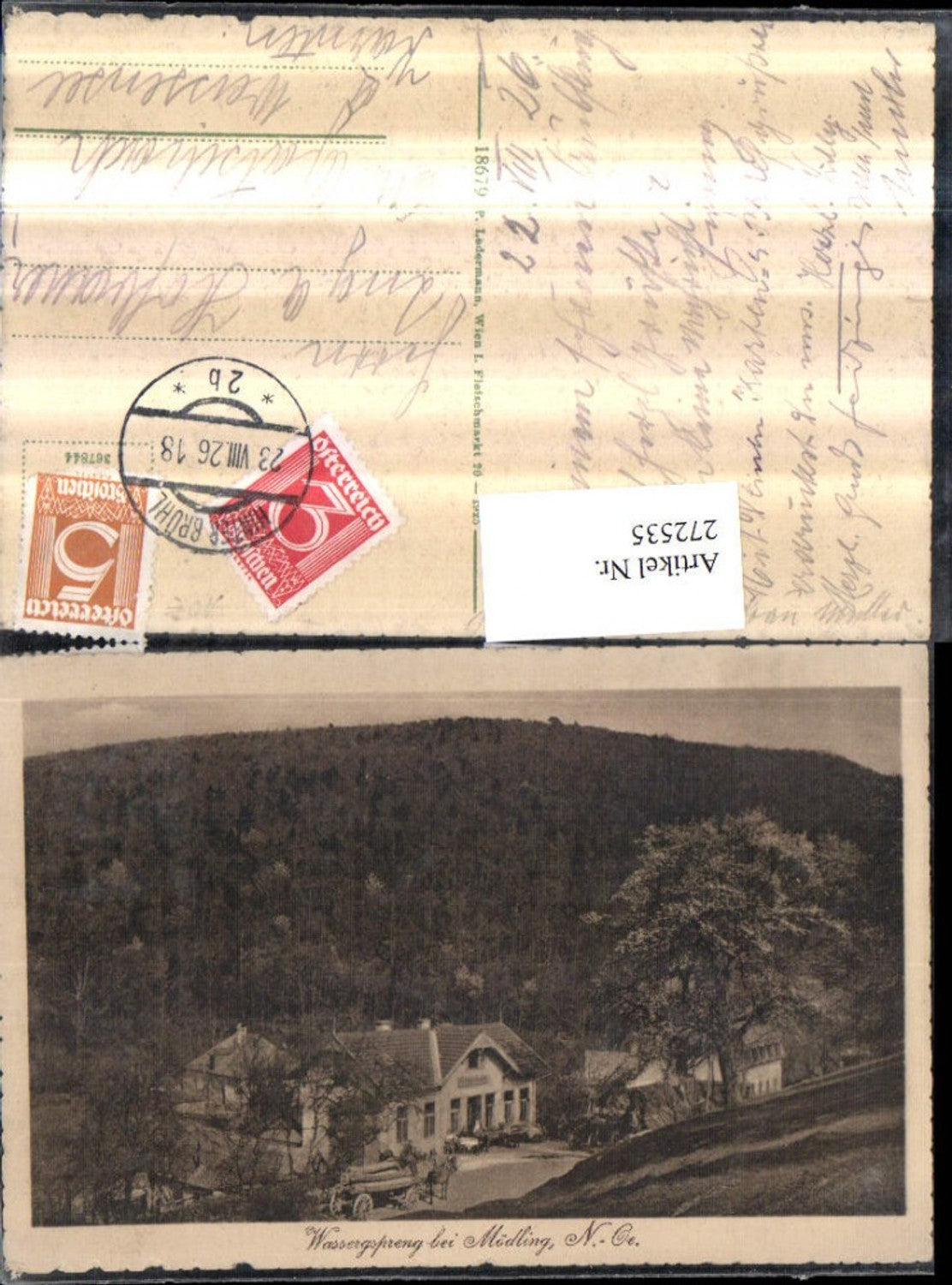 272535,Wassergspreng b. Mödling Kutsche