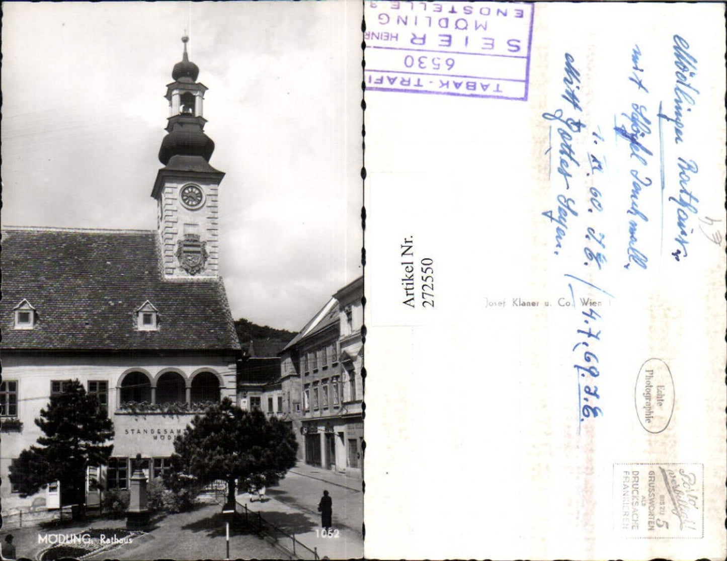 272550,Mödling Rathaus Denkmal