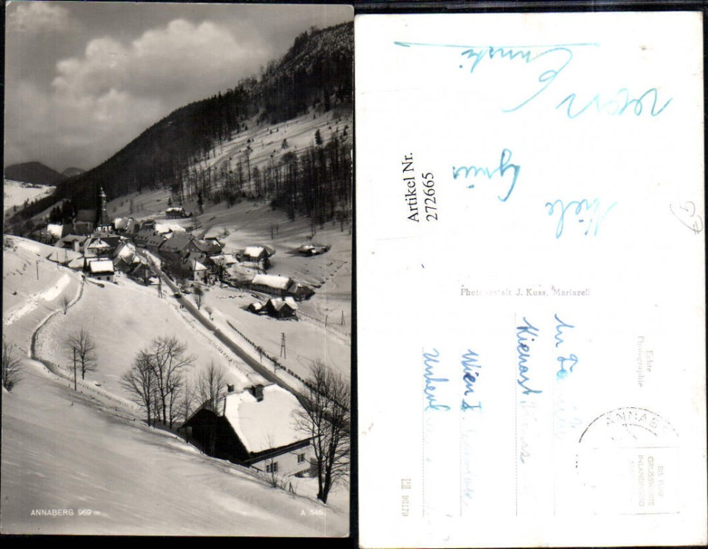 272665,Annaberg Totale Winterbild