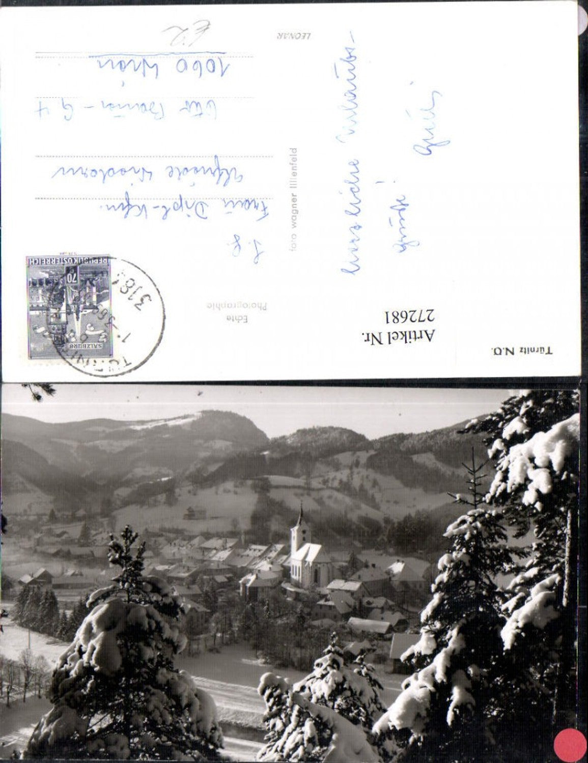 272681,Türnitz Totale Winterbild