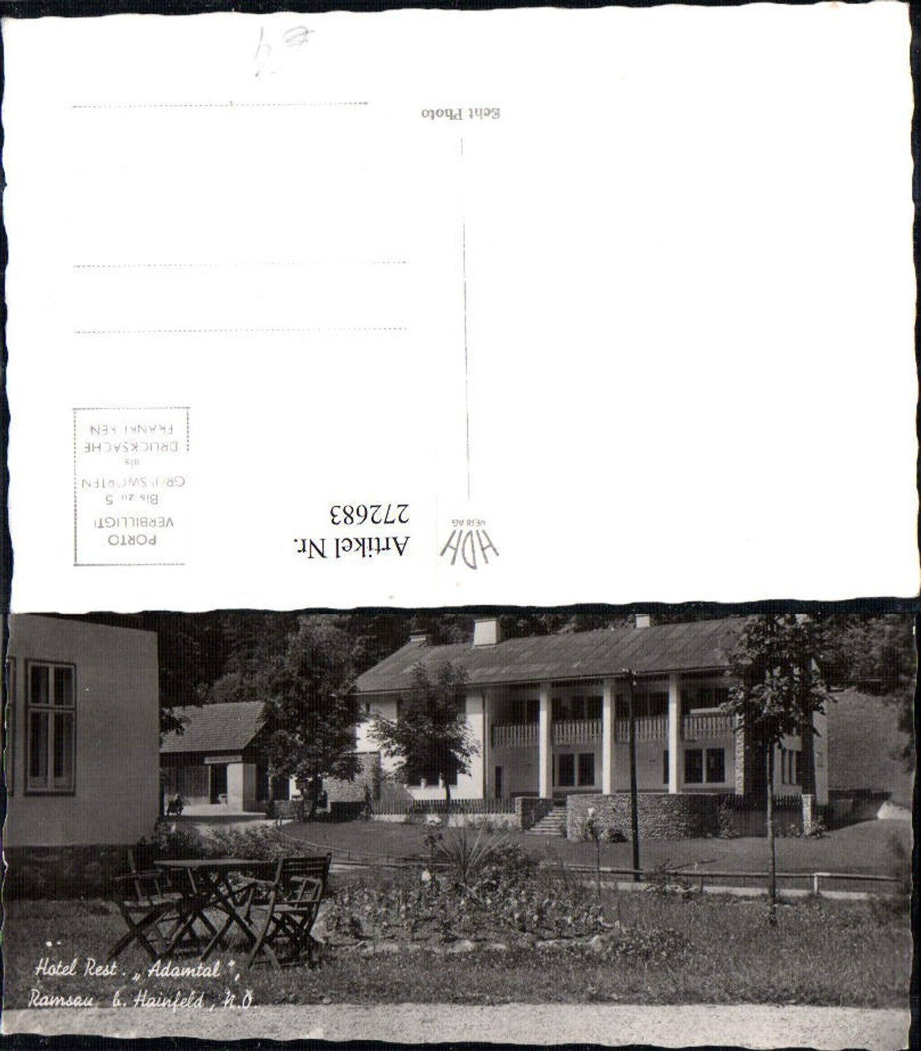 272683,Ramsau b. Hainfeld Hotel Restaurant Adamtal pub Foto Hubmann