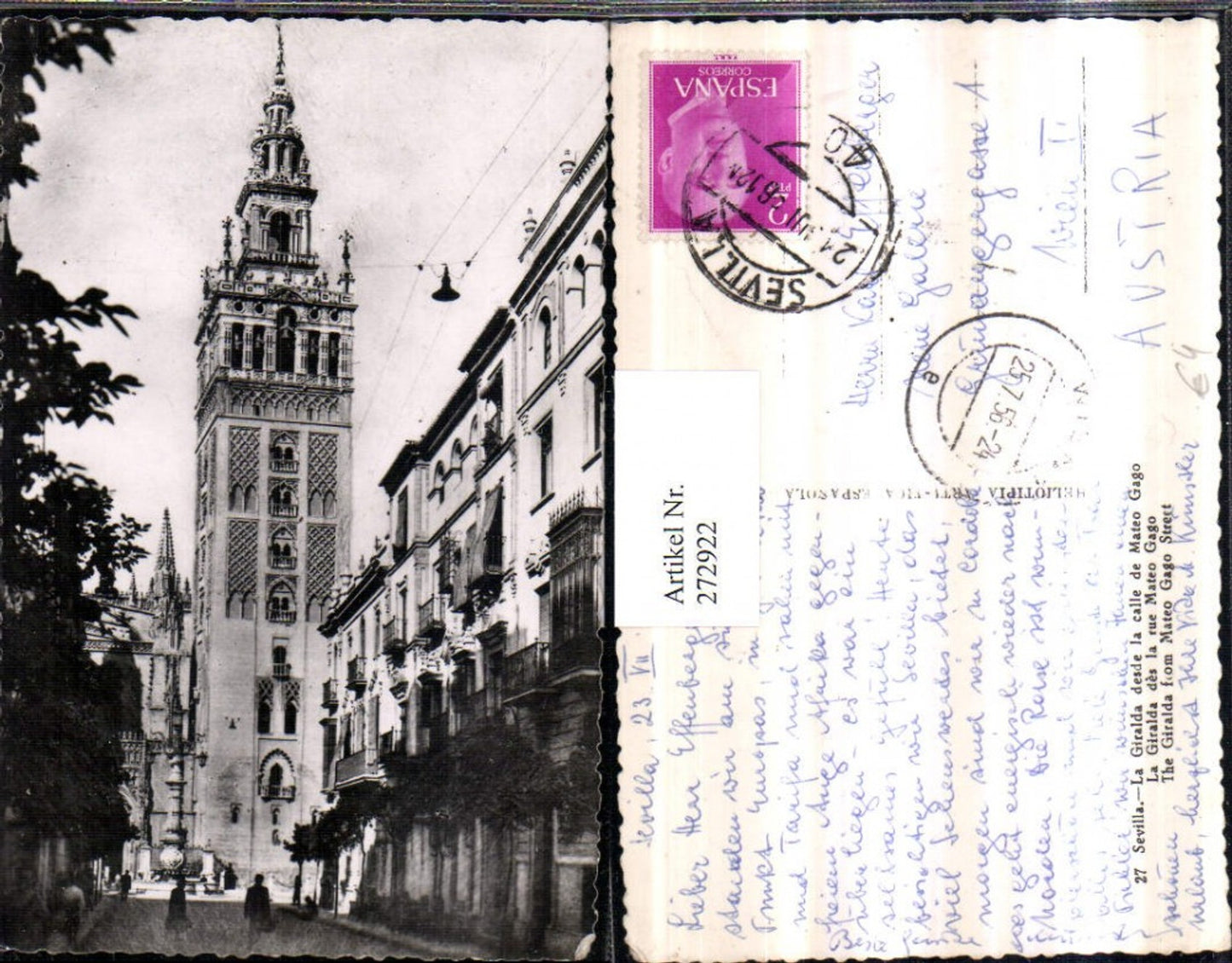 Alte Ansichtskarte – Old Postcard