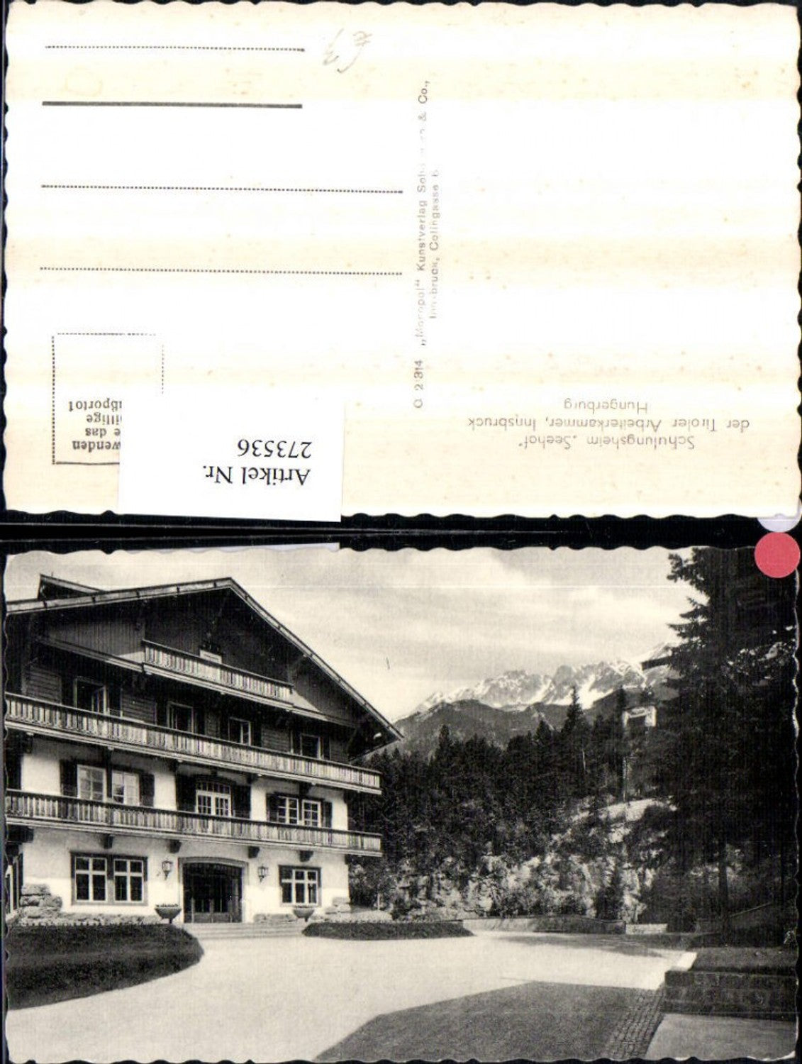 Alte Ansichtskarte – Old Postcard