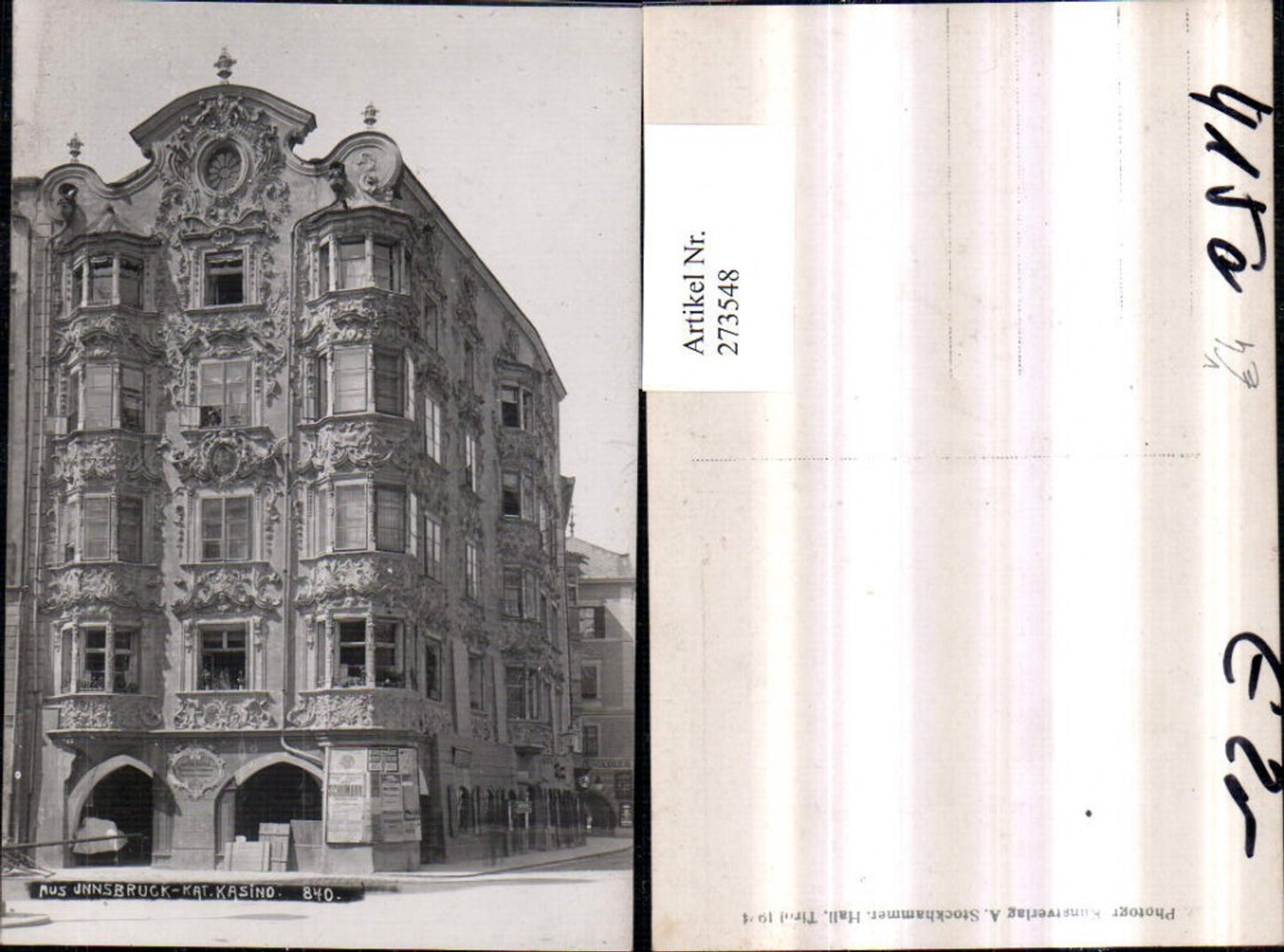Alte Ansichtskarte – Old Postcard