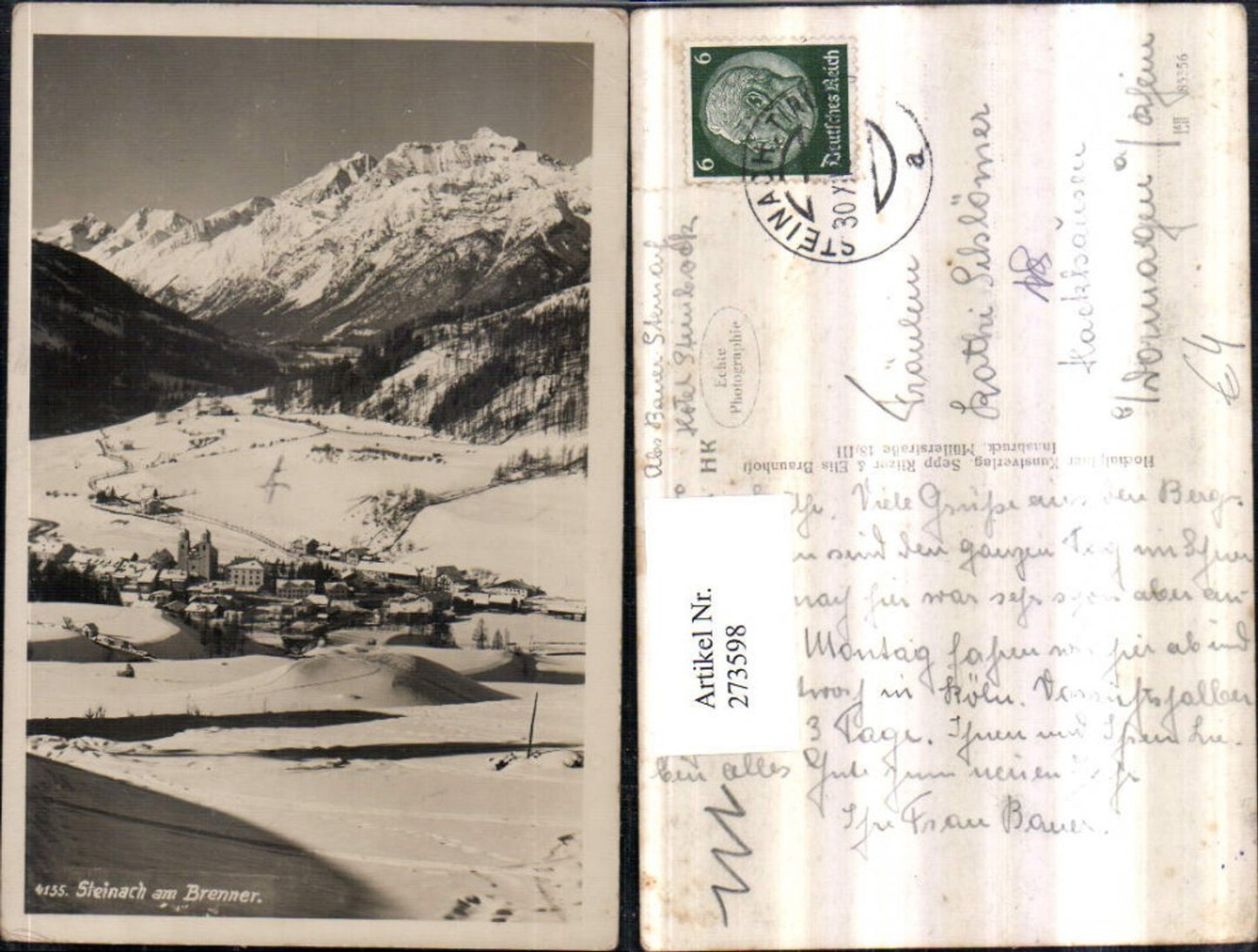 Alte Ansichtskarte – Old Postcard