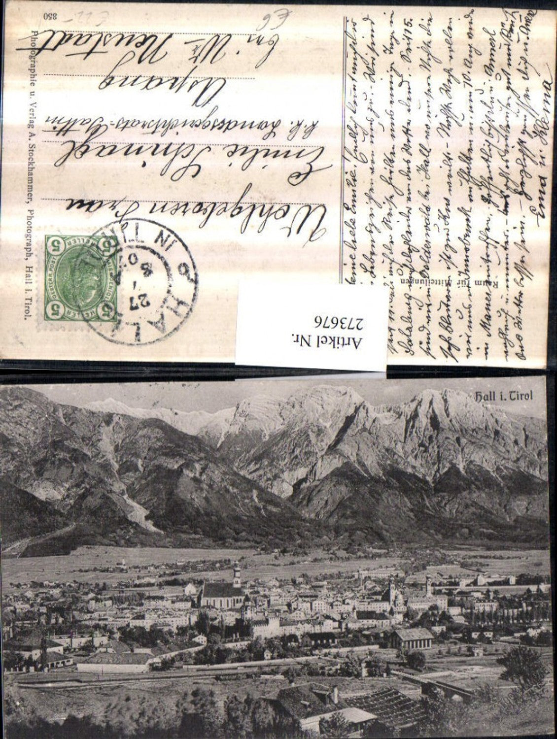 Alte Ansichtskarte – Old Postcard