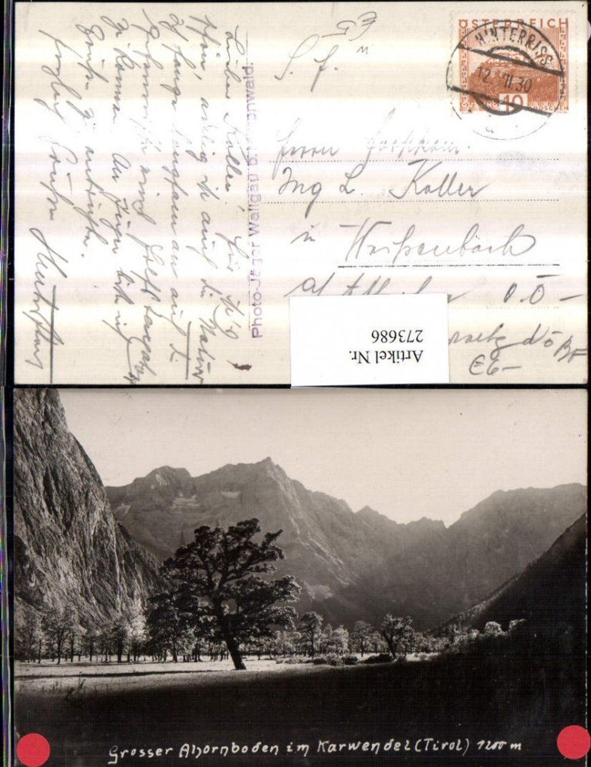 Alte Ansichtskarte – Old Postcard