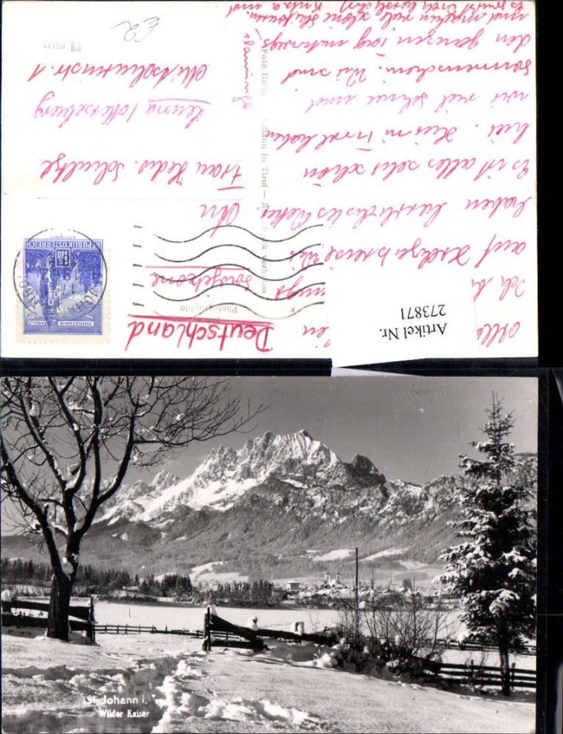 Alte Ansichtskarte – Old Postcard