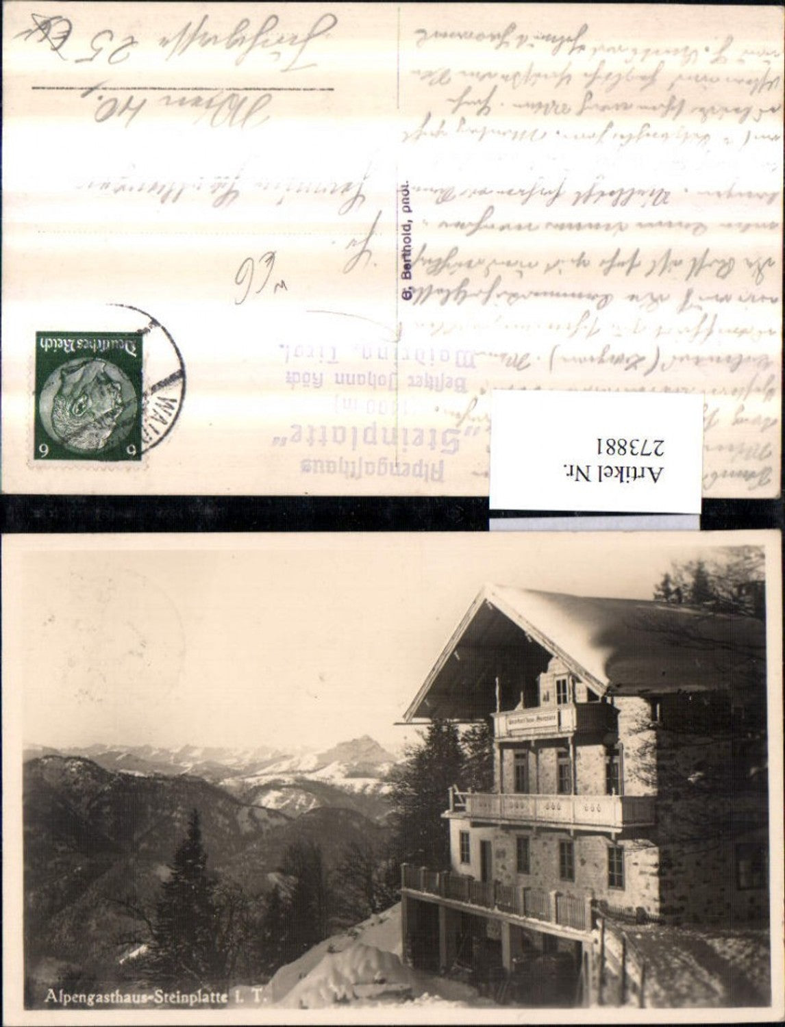 Alte Ansichtskarte – Old Postcard
