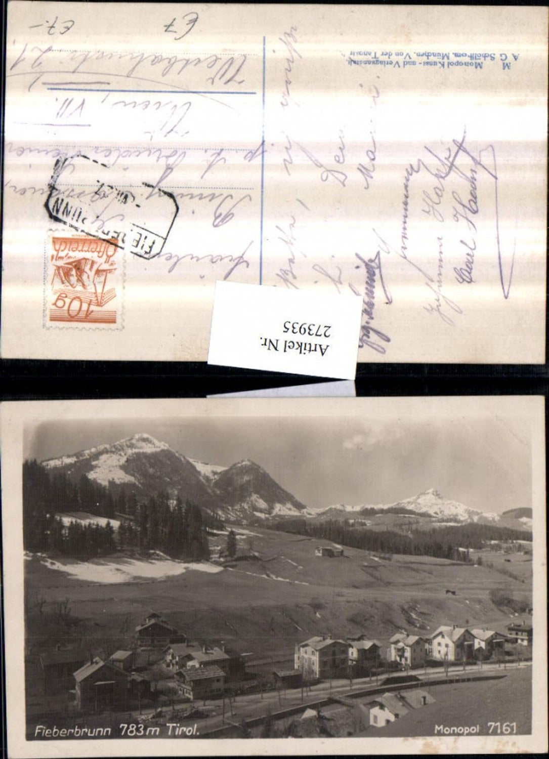 Alte Ansichtskarte – Old Postcard